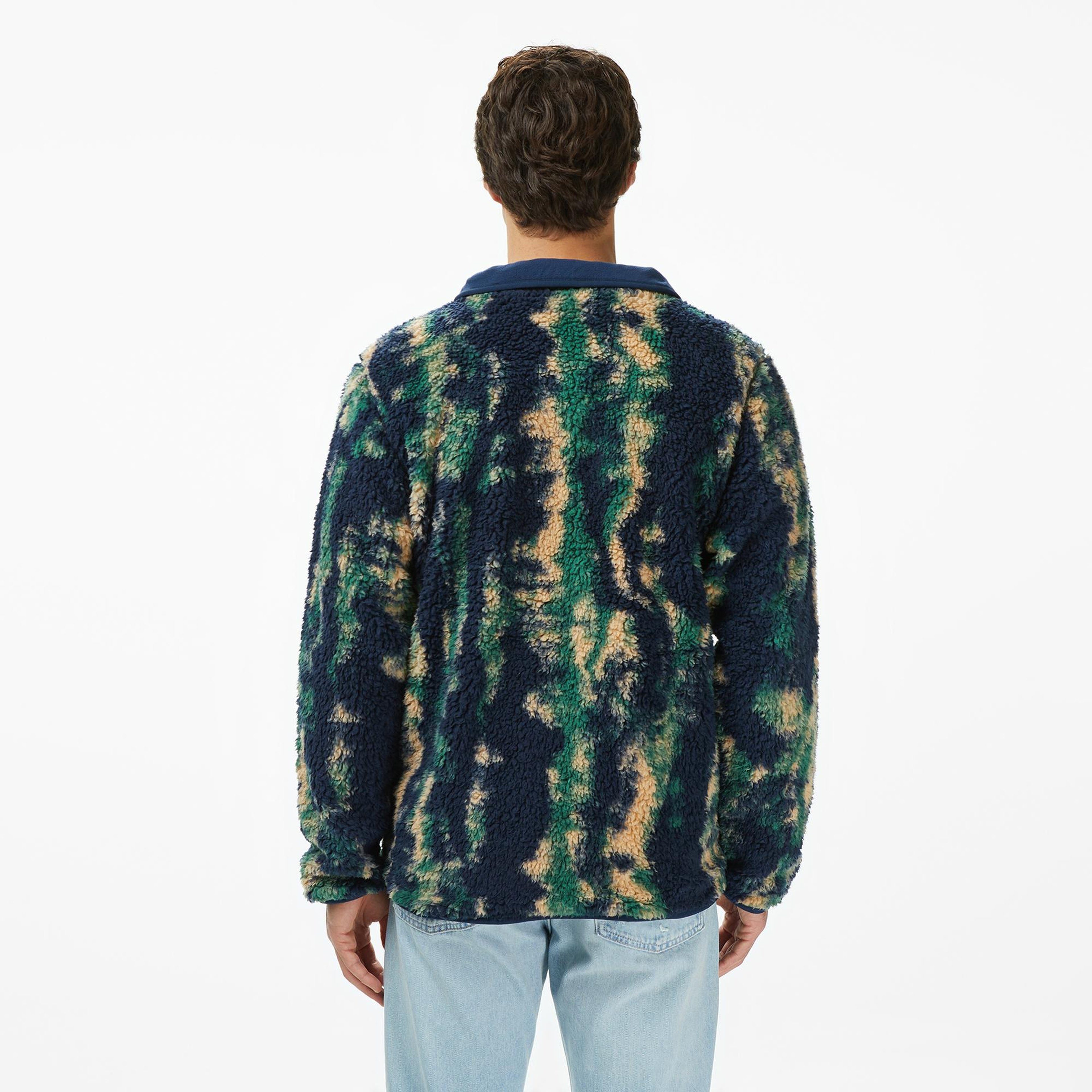 Columbia Winter Pass Reversible Fleece Erkek Renkli Polar Ceket