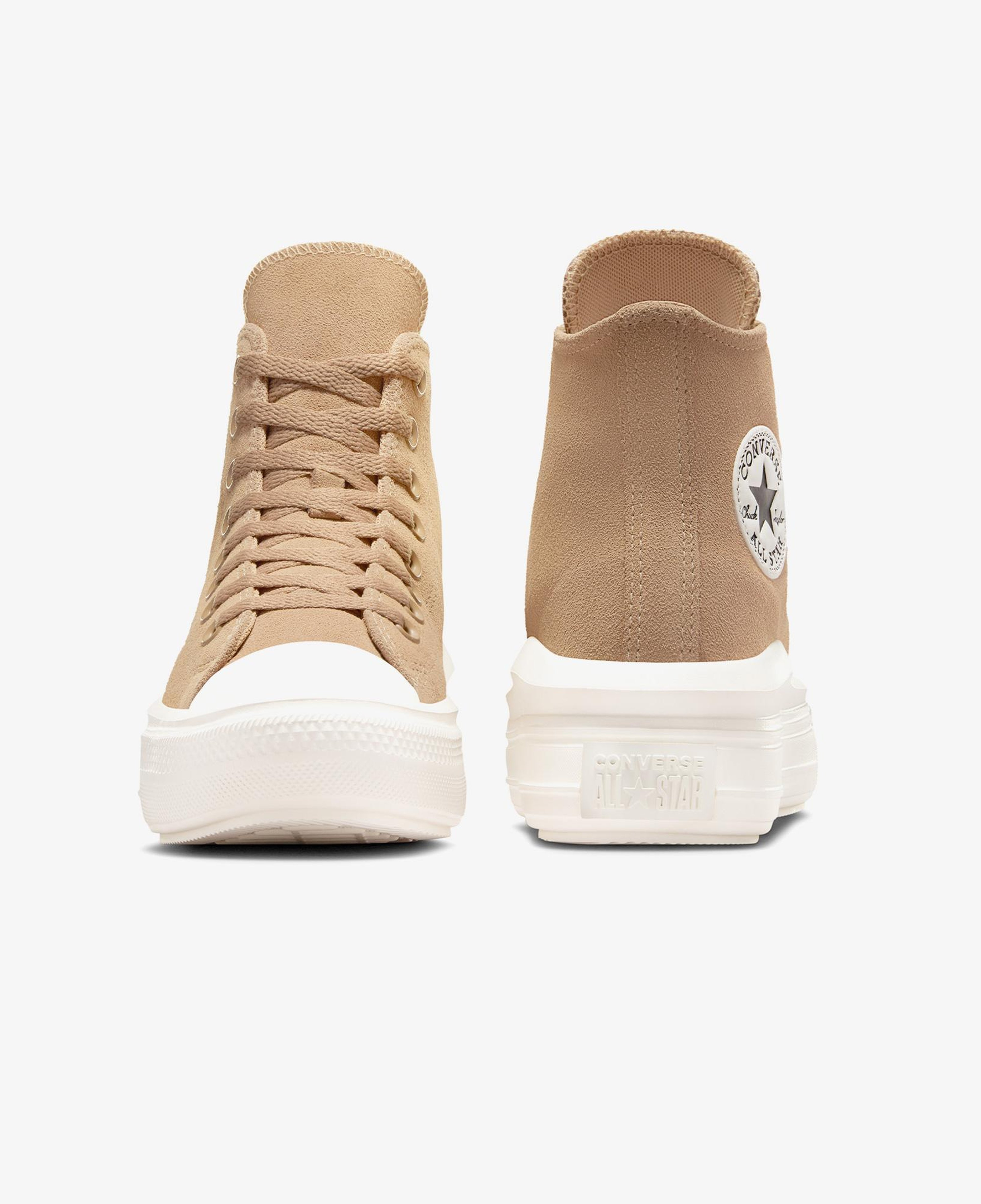 Converse Chuck Taylor All Star Move Platform Unisex Kahverengi Süet Deri Sneaker