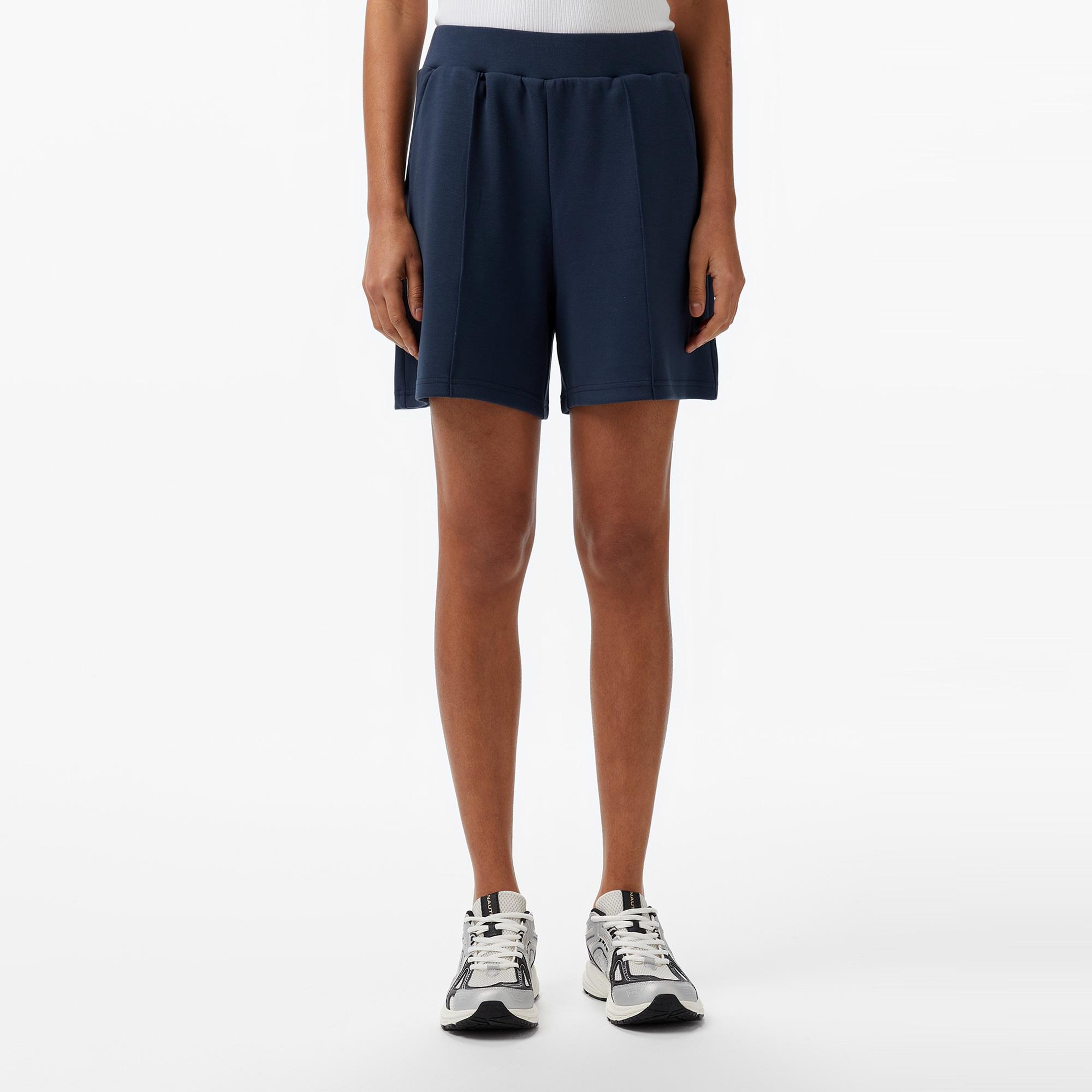 Nautica Kadın Lacivert Regular Fit Modal Karışımlı Şort