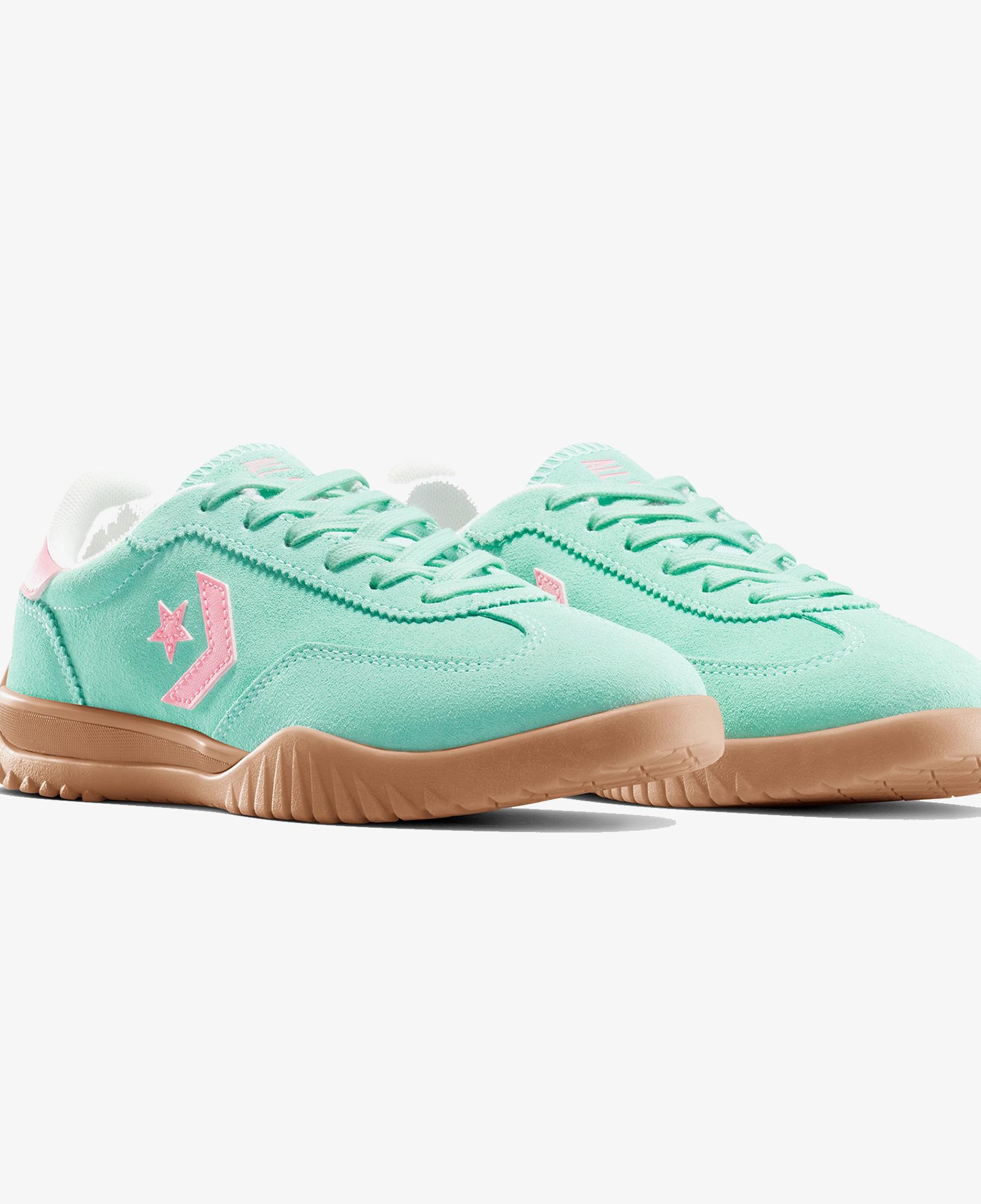 Converse Run Star Trainer Suede Unisex Yeşil Sneaker