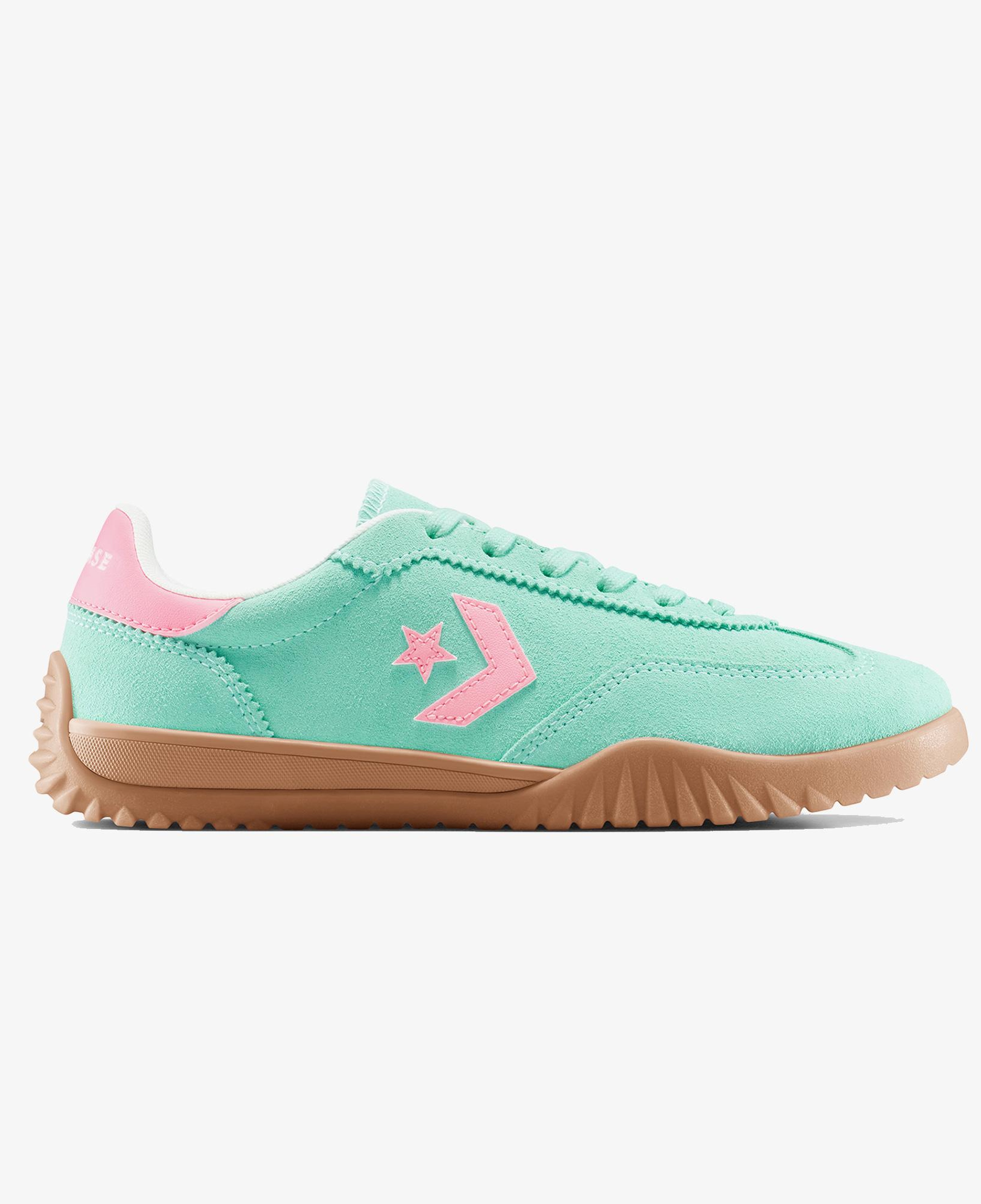 Converse Run Star Trainer Suede Unisex Yeşil Sneaker