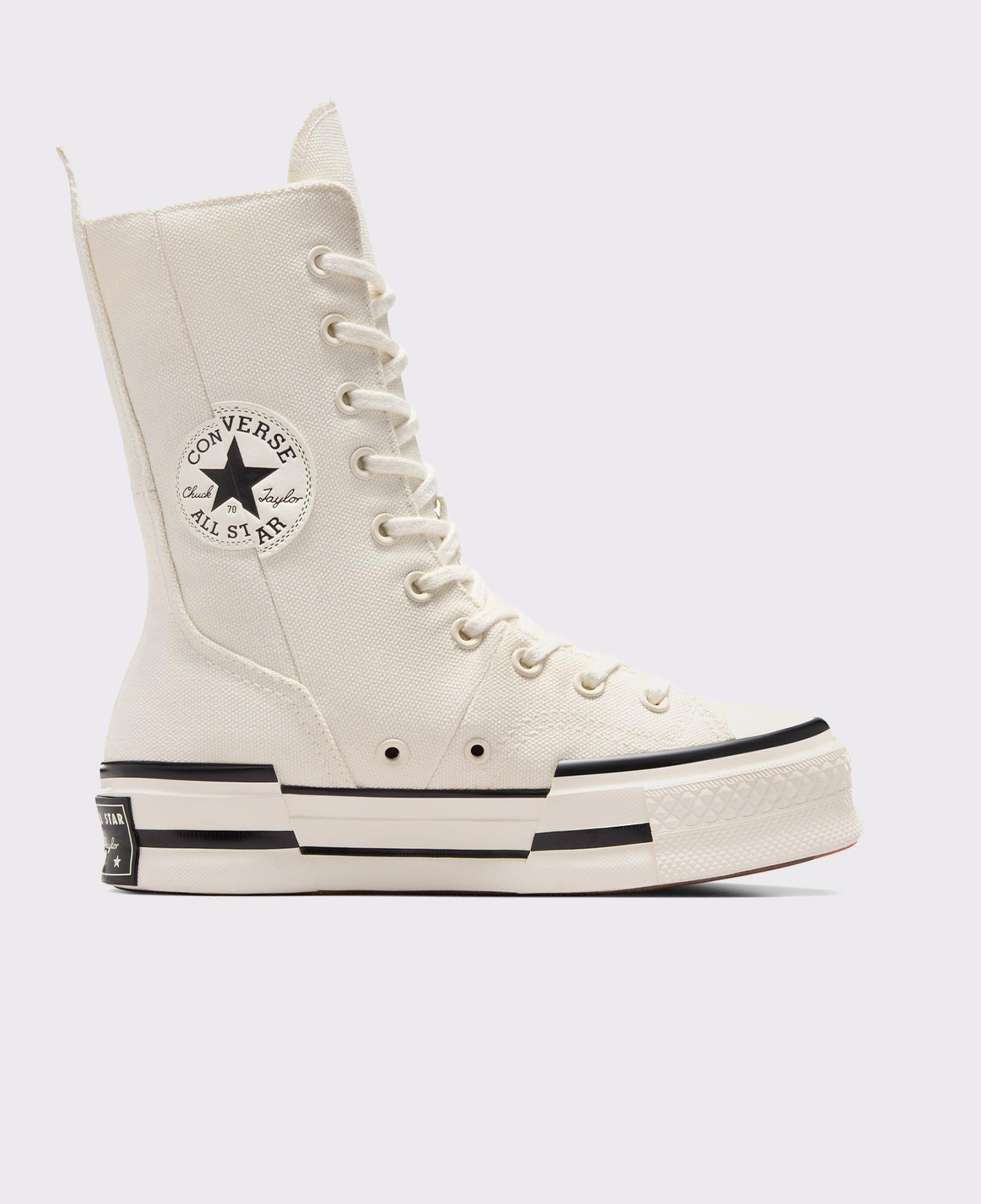 Converse Chuck 70 Plus Unisex Krem Platform Sneaker