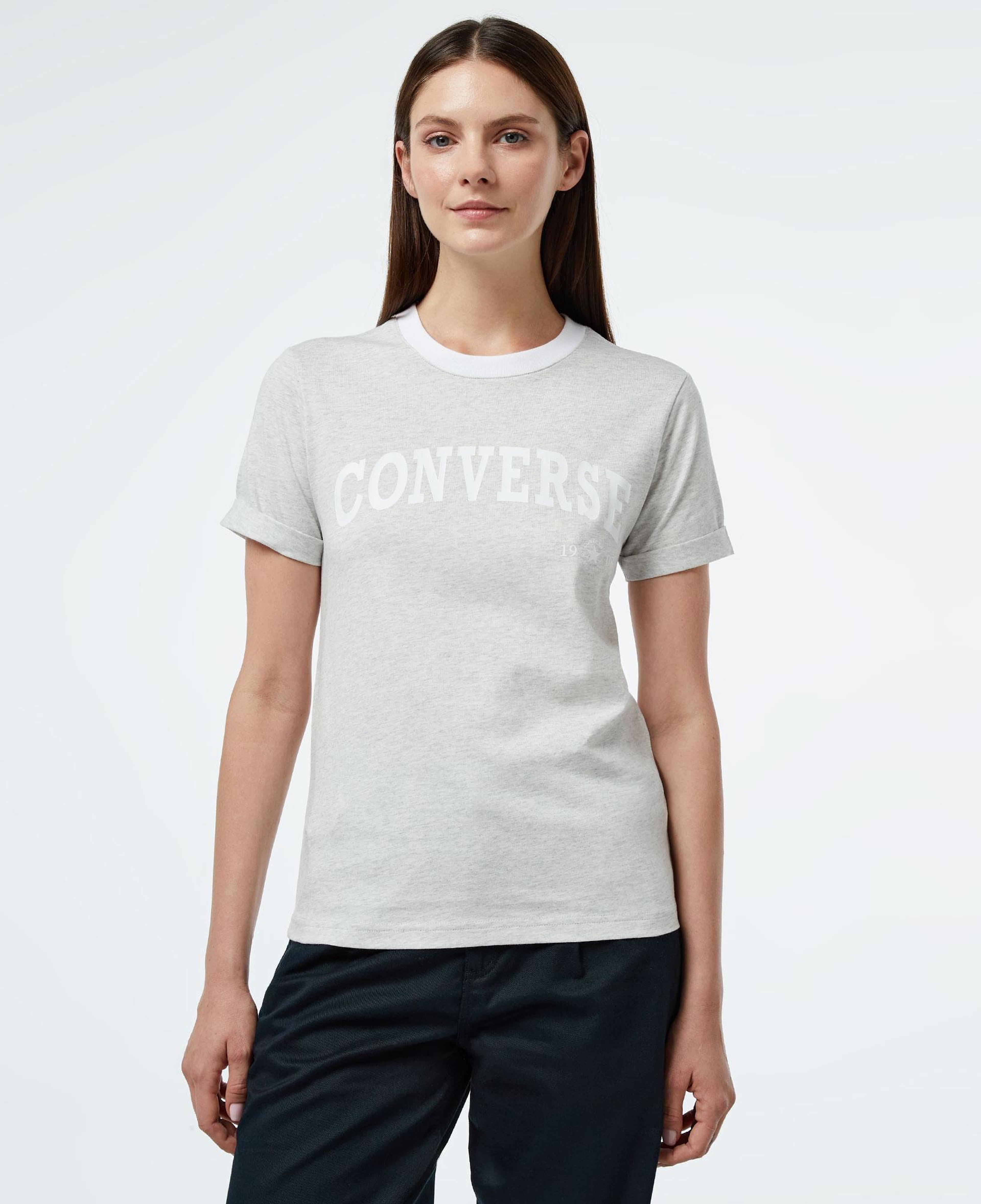 Converse Retro Ringer Kadın Gri T-Shirt