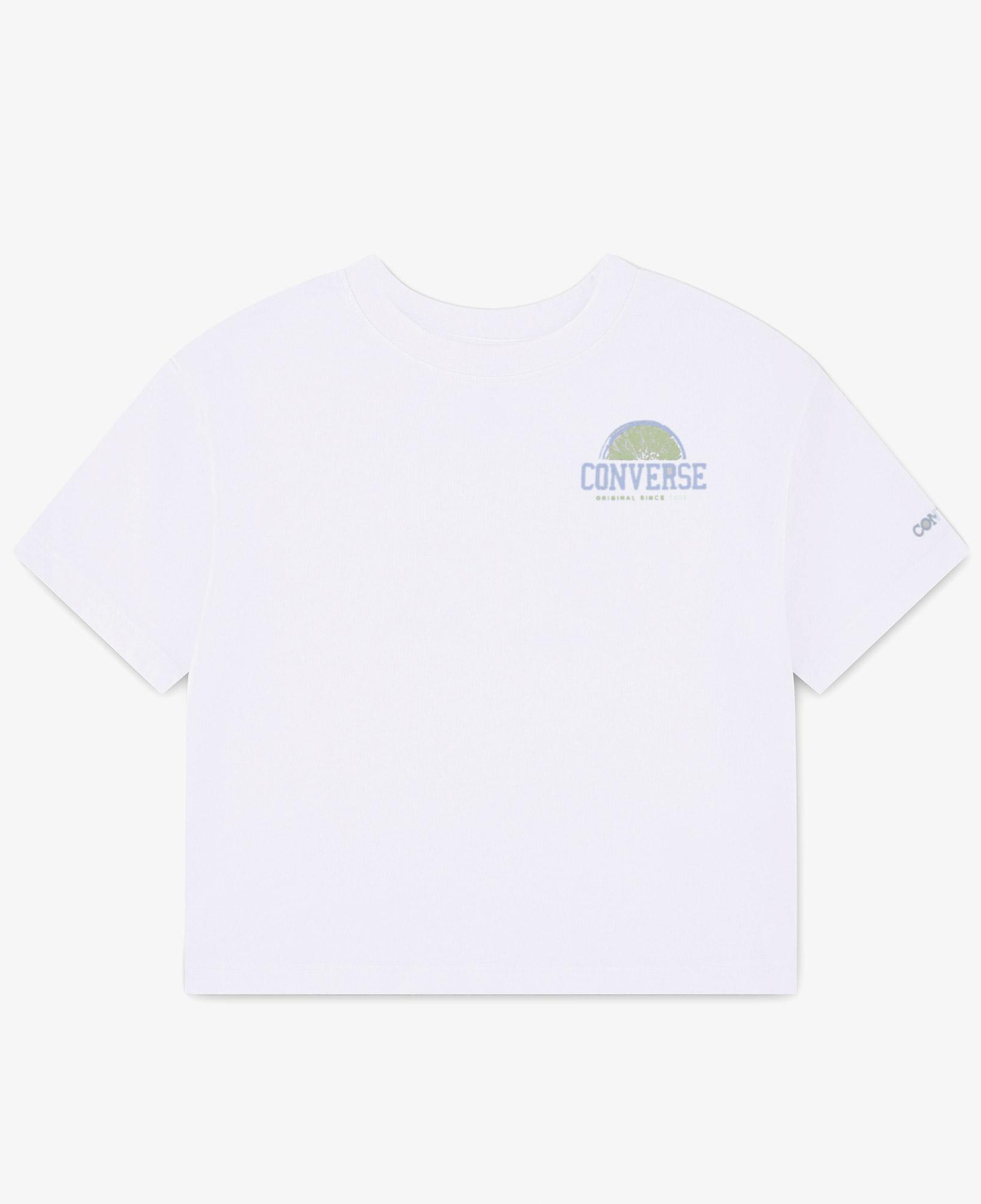 Converse Boxy Çocuk Beyaz T-Shirt