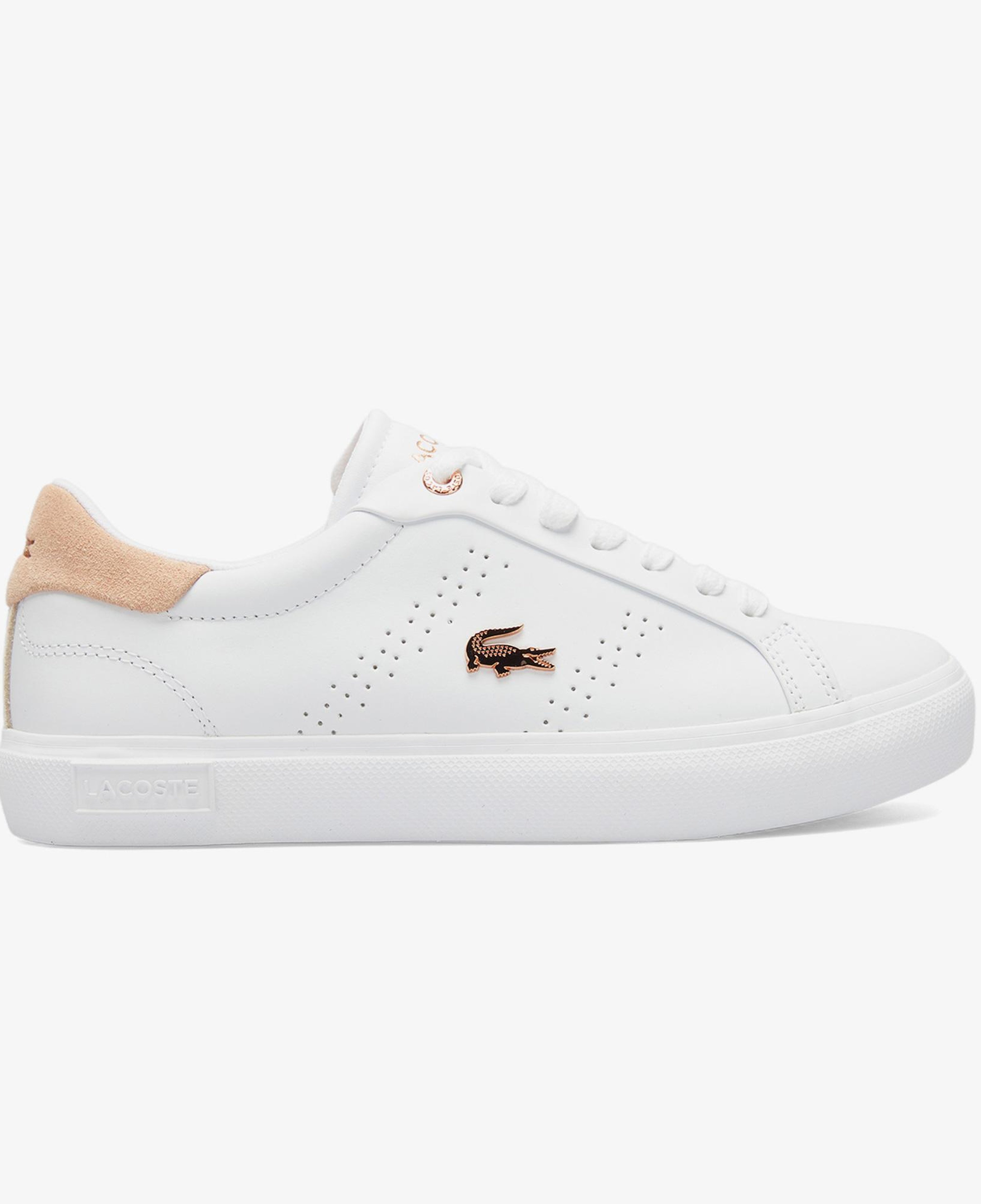 Lacoste Powercourt 2.0 Kadın Beyaz Sneaker