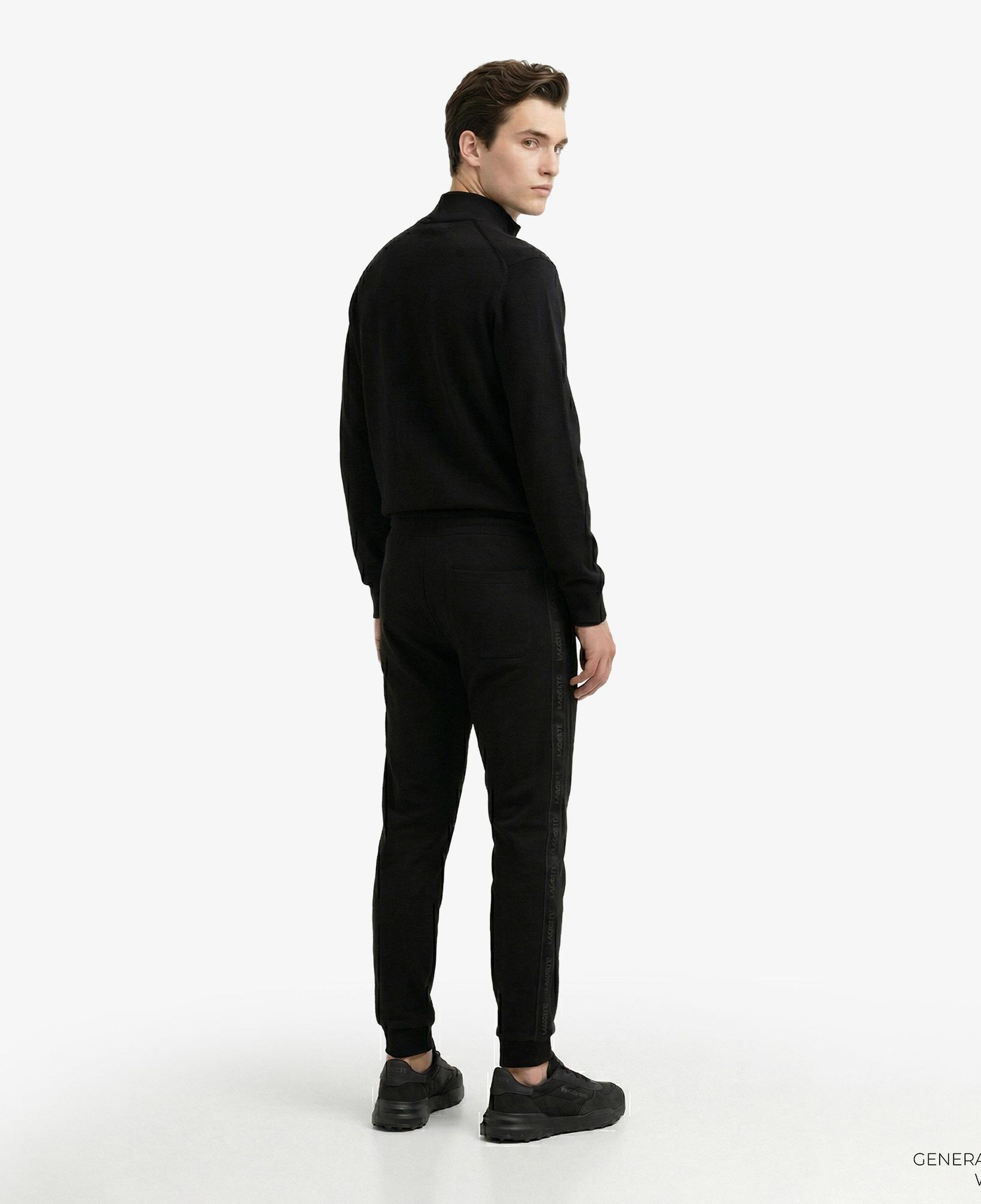 Erkek Relaxed Fit Siyah Eşofman Altı