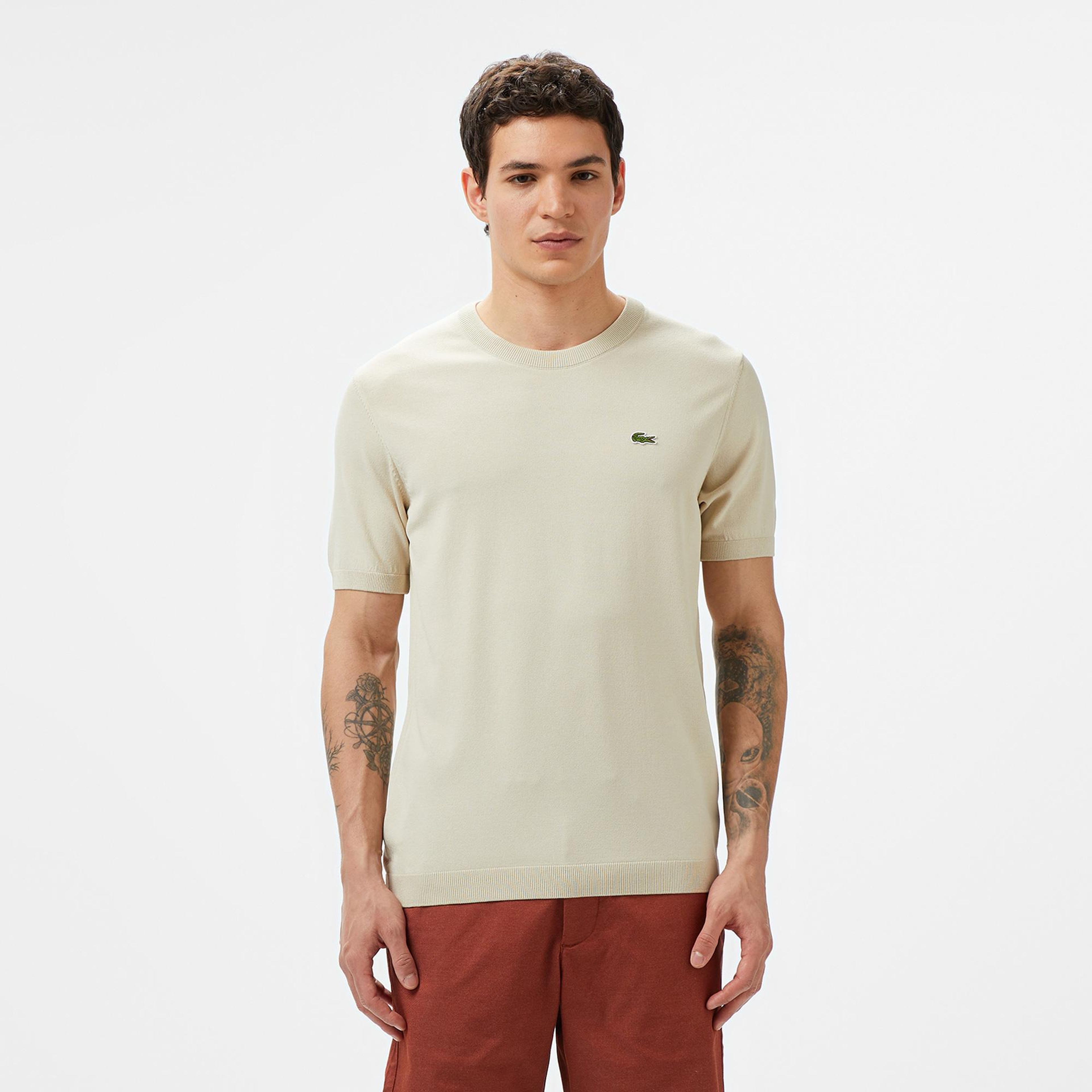Erkek Regular Fit Bej Triko