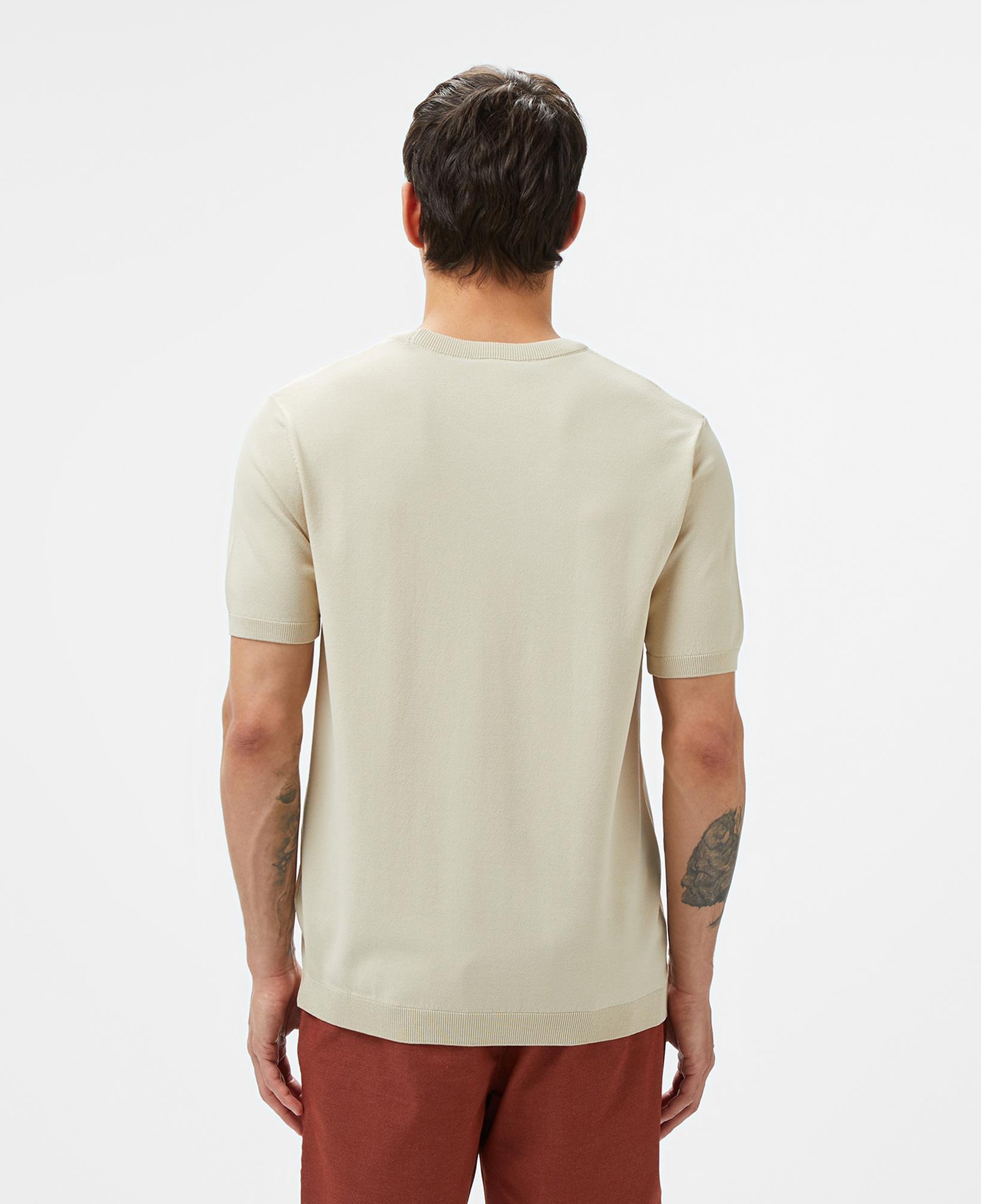 Erkek Regular Fit Bej Triko