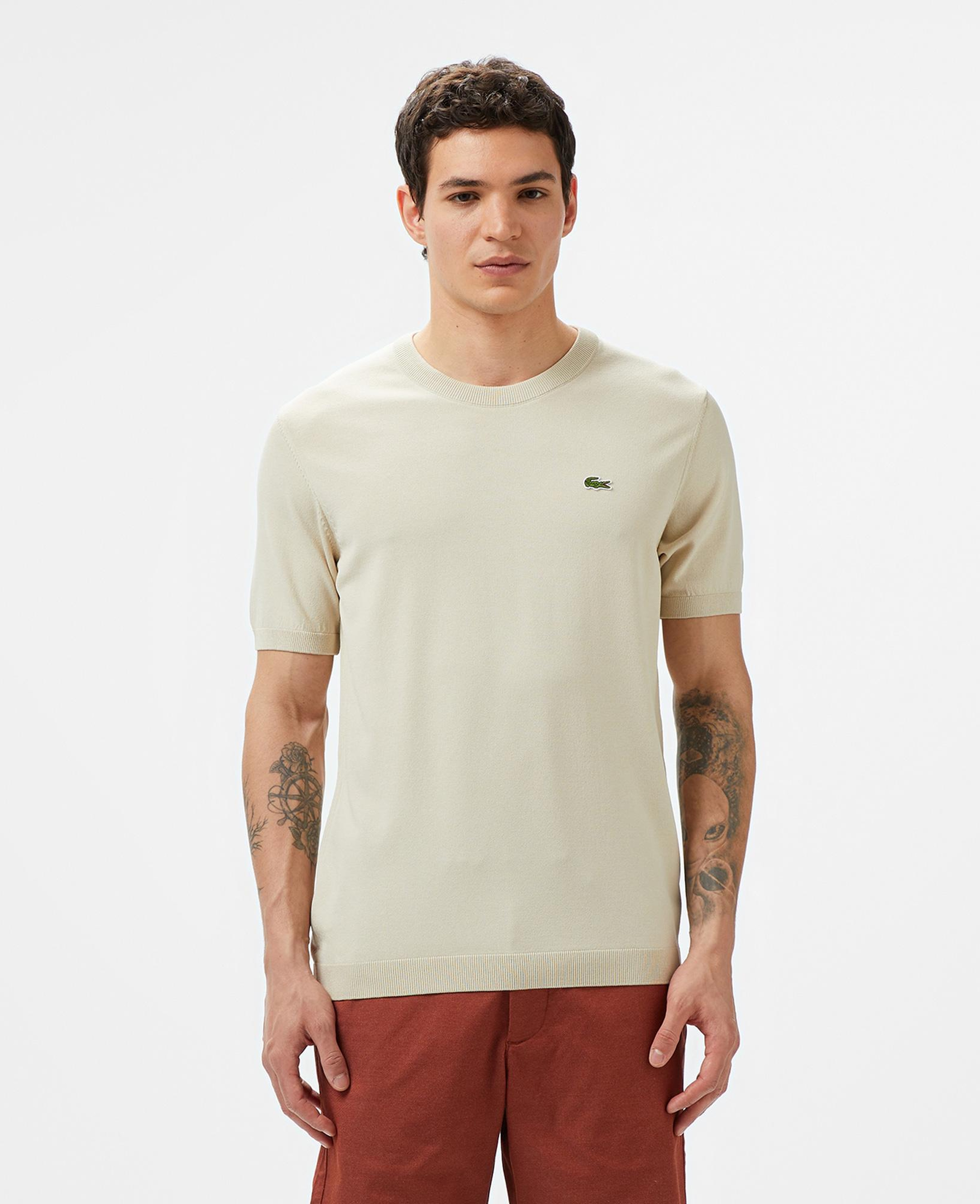 Erkek Regular Fit Bej Triko
