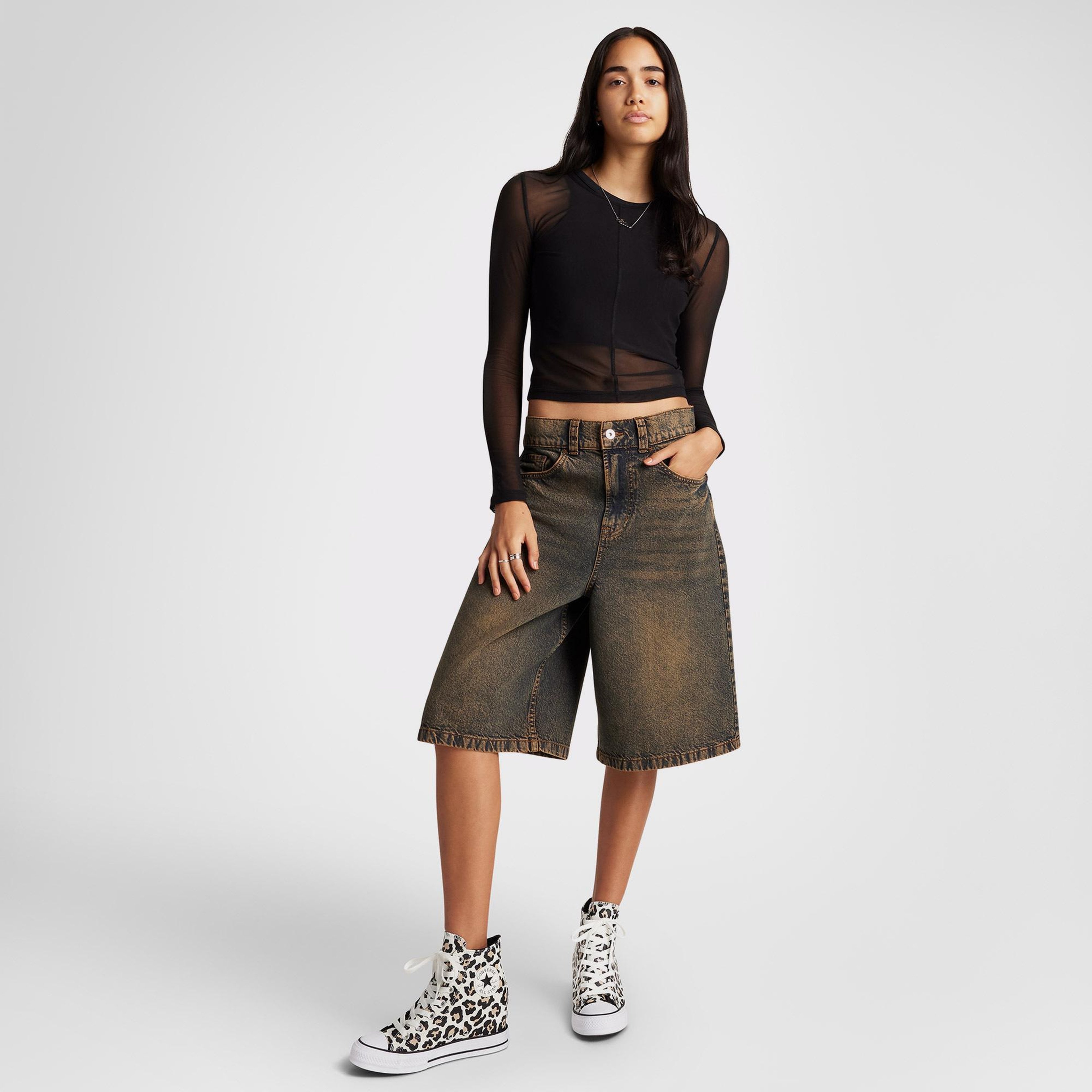 Converse Chuck Taylor All Star Platform Wedge Kadın Krem Sneaker