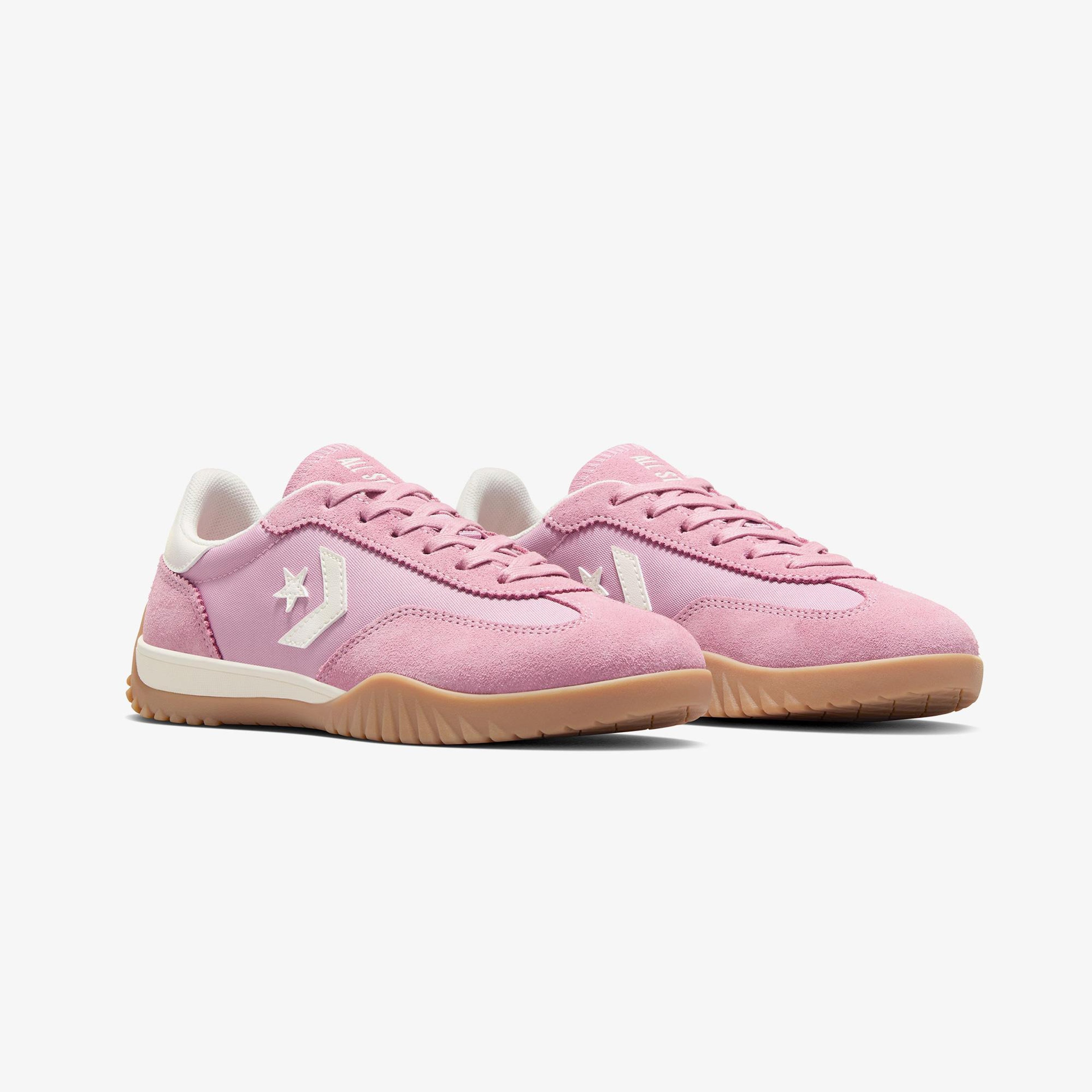 Converse Run Star Trainer Unisex Pembe Süet Deri Sneaker