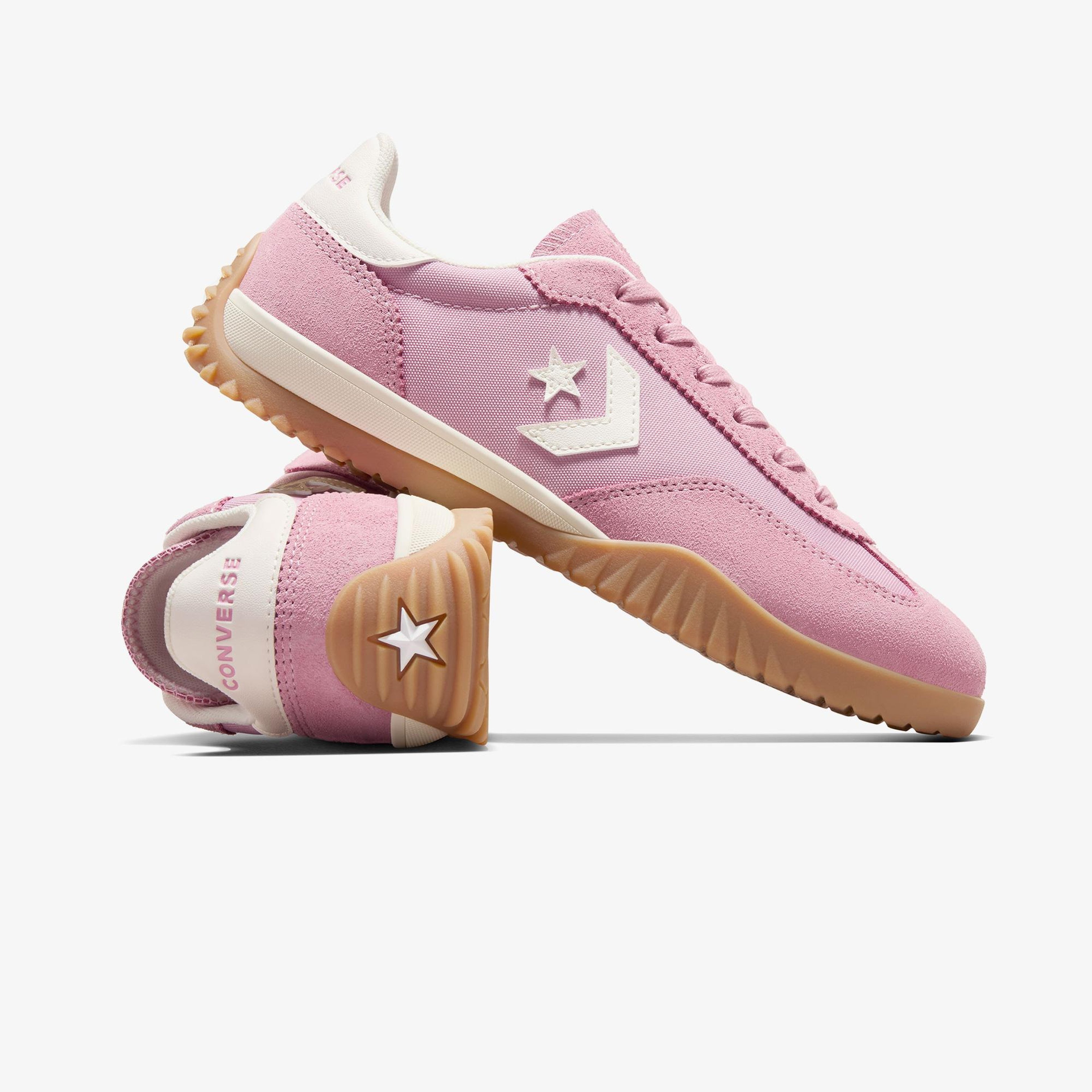 Converse Run Star Trainer Unisex Pembe Süet Deri Sneaker