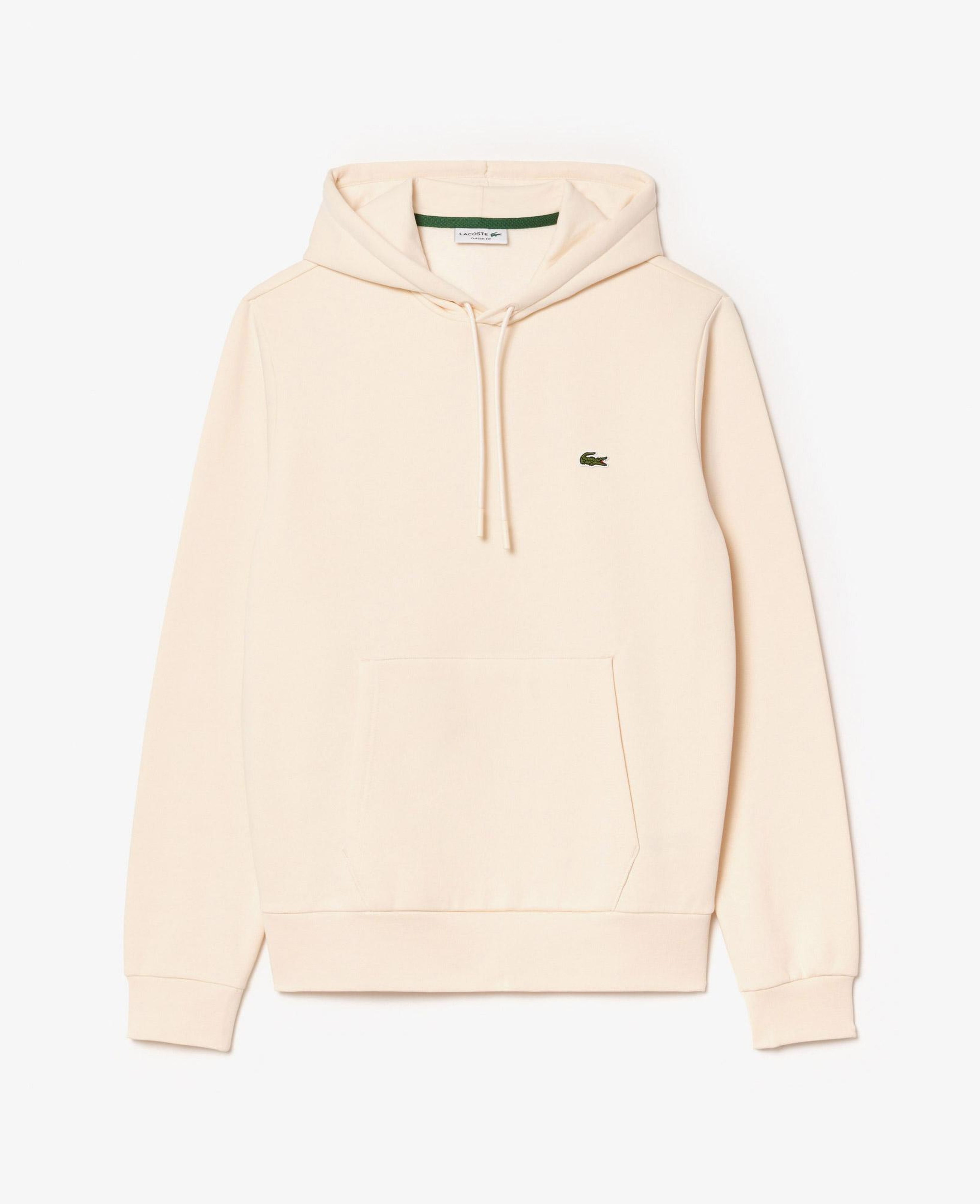 Erkek Classic Fit Kapüşonlu Bej Sweatshirt
