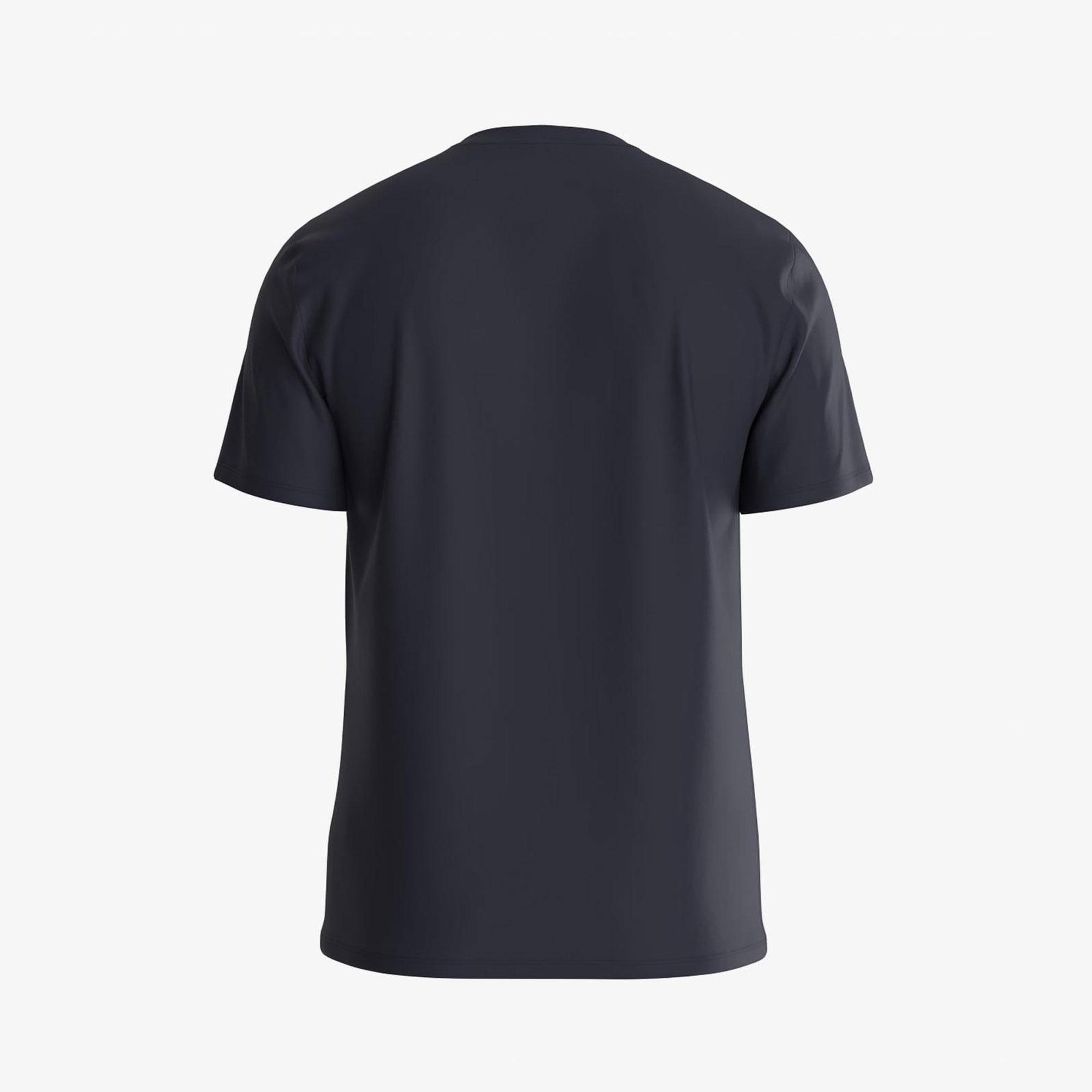 Guess Original Logo Mid Organic Stream Jersey Erkek Lacivert T-Shirt