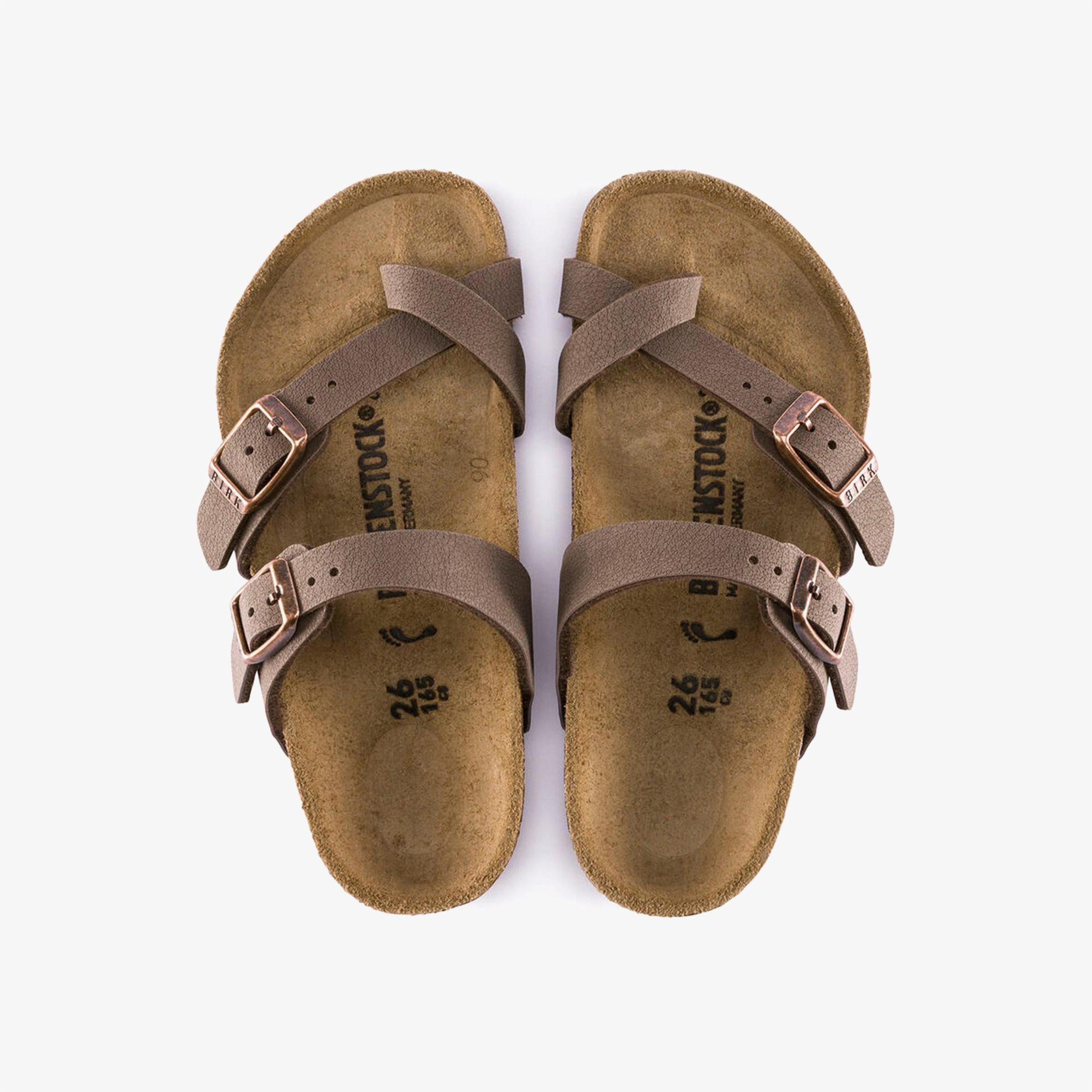 Birkenstock Mayari BF Kadın Taş Nubuk Terlik