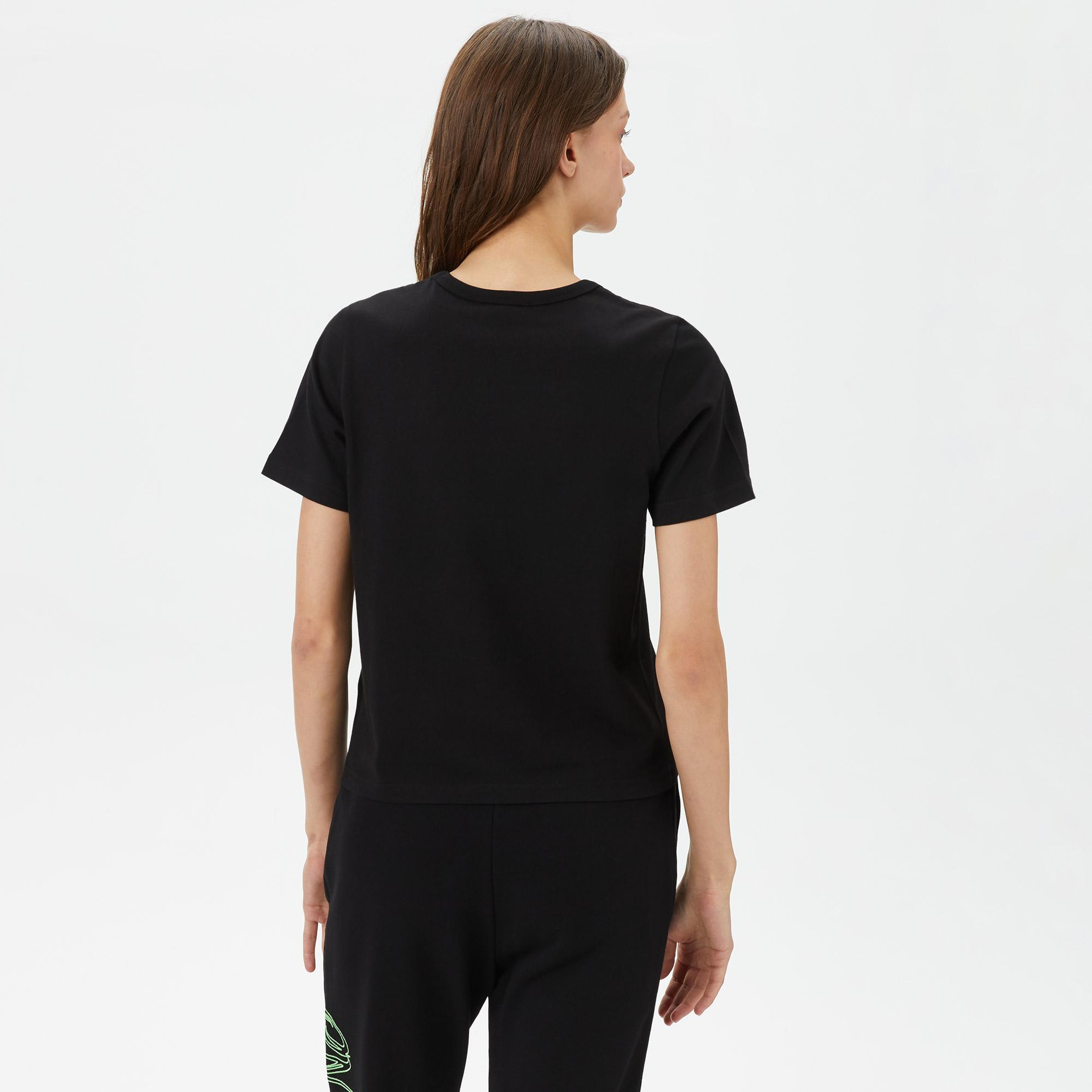 Les Benjamins Regular 401 Kadın Siyah T-Shirt