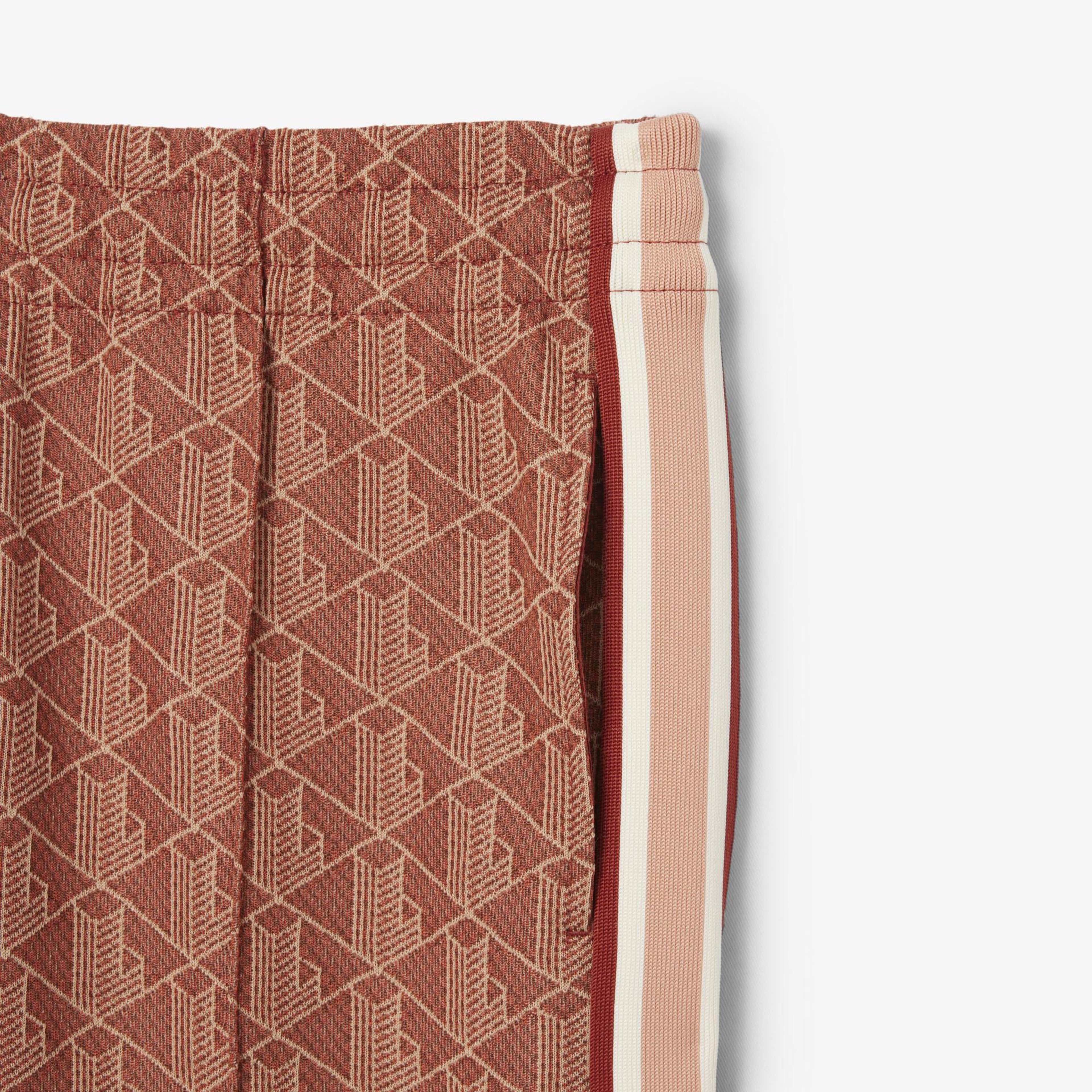 Lacoste Flare Fit Monogram Kadın Kahverengi Eşofman Altı