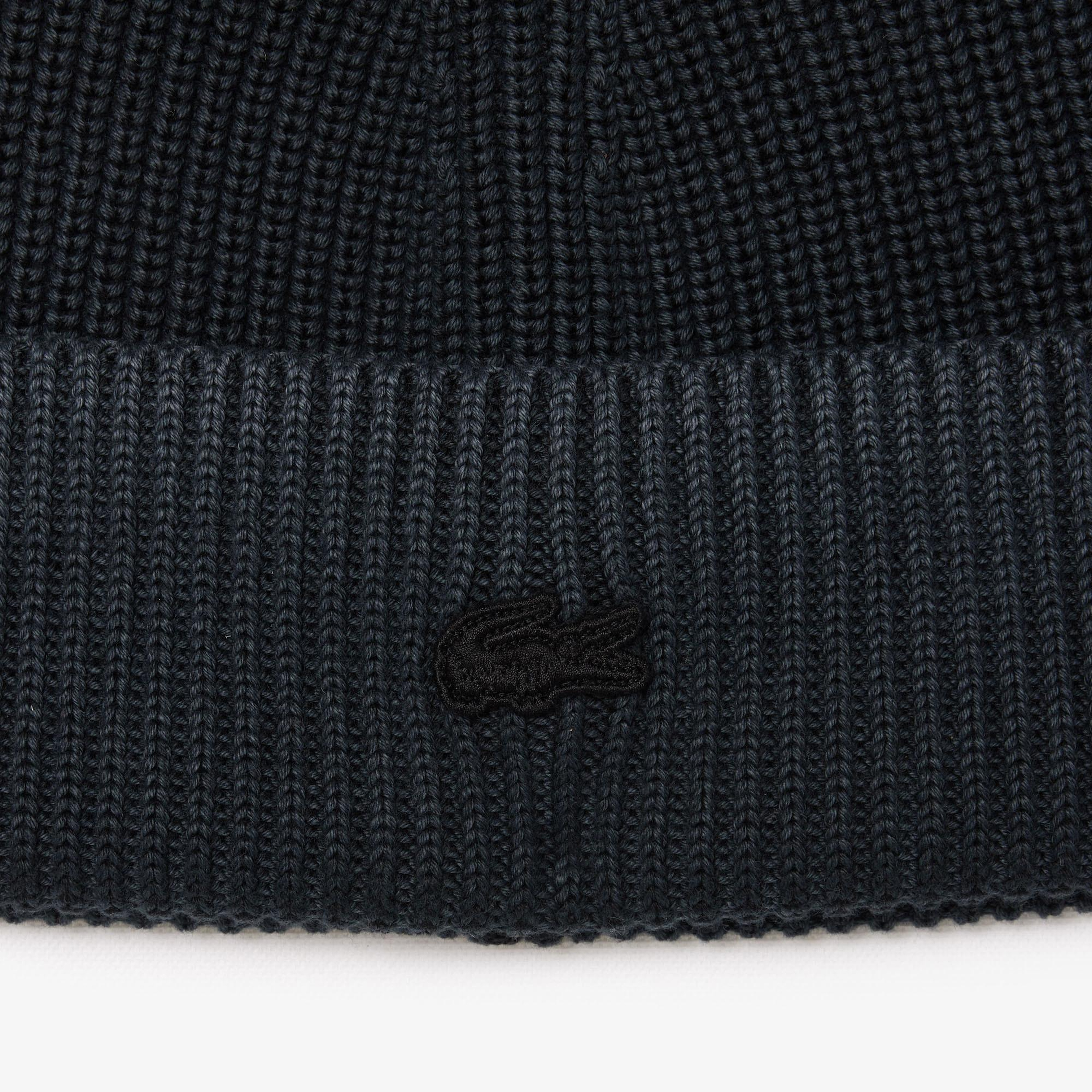 Lacoste Unisex Organik Pamuk Siyah Bere
