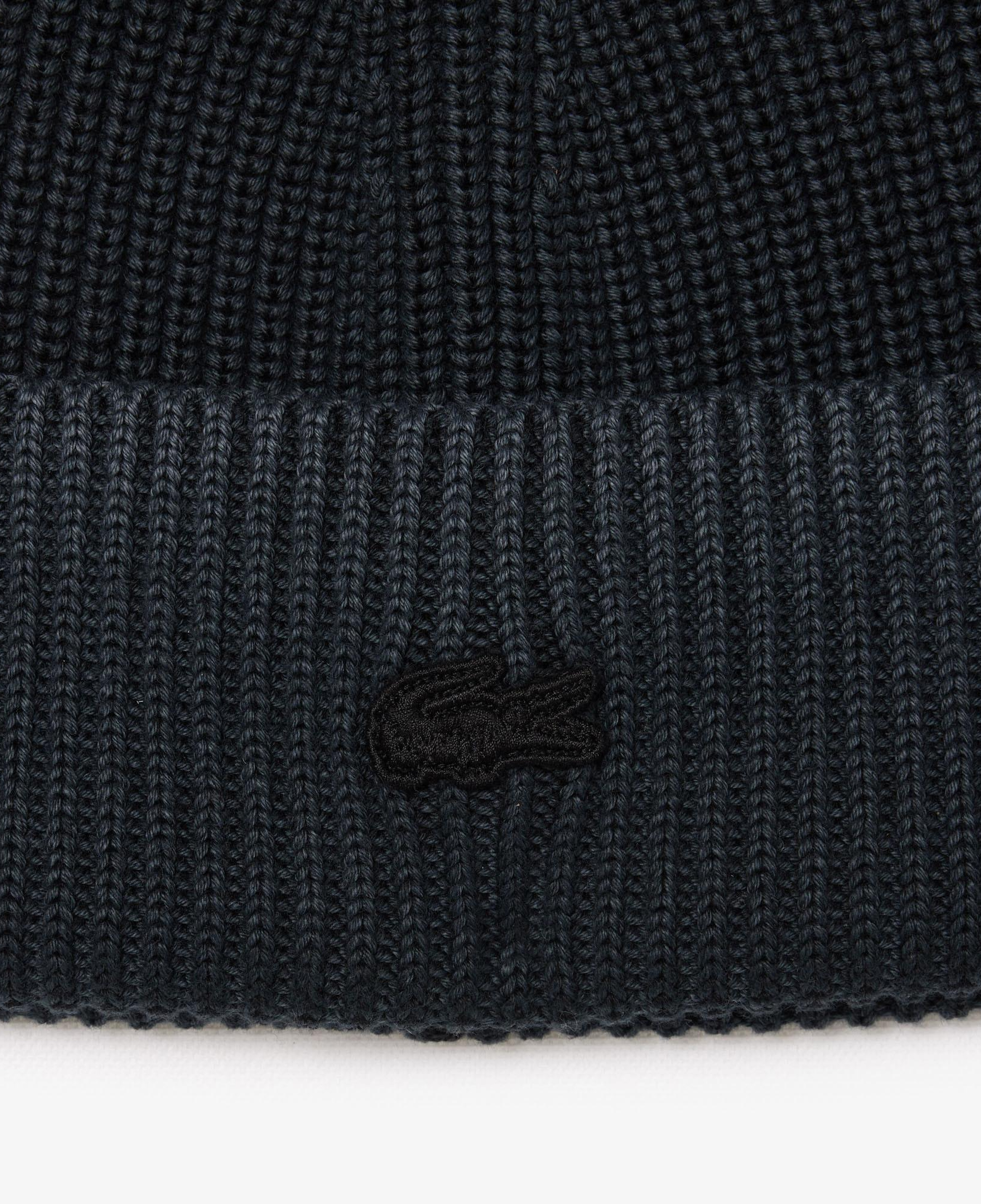 Lacoste Unisex Organik Pamuk Siyah Bere