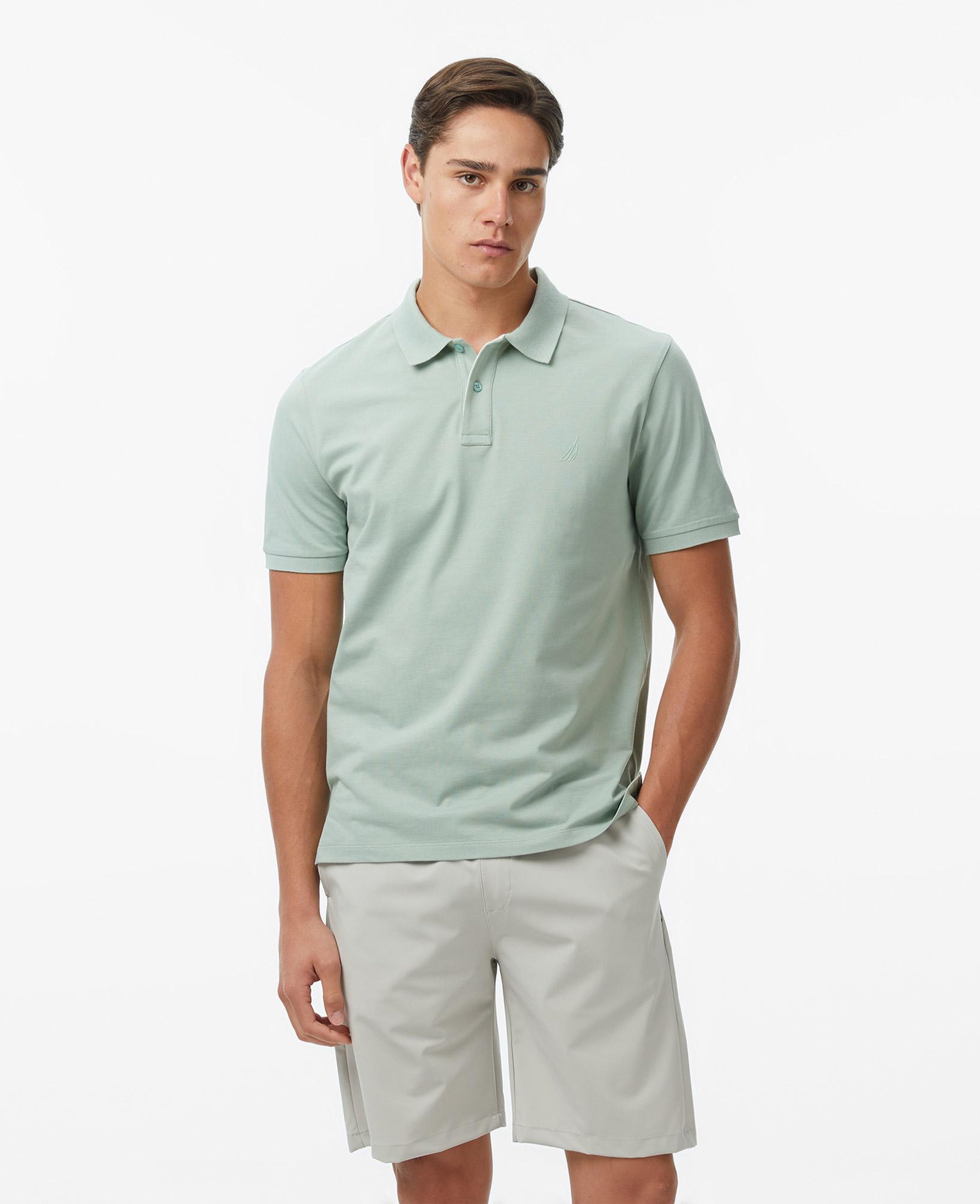 Nautica Erkek Yeşil Regular Fit Polo Yaka T-Shirt