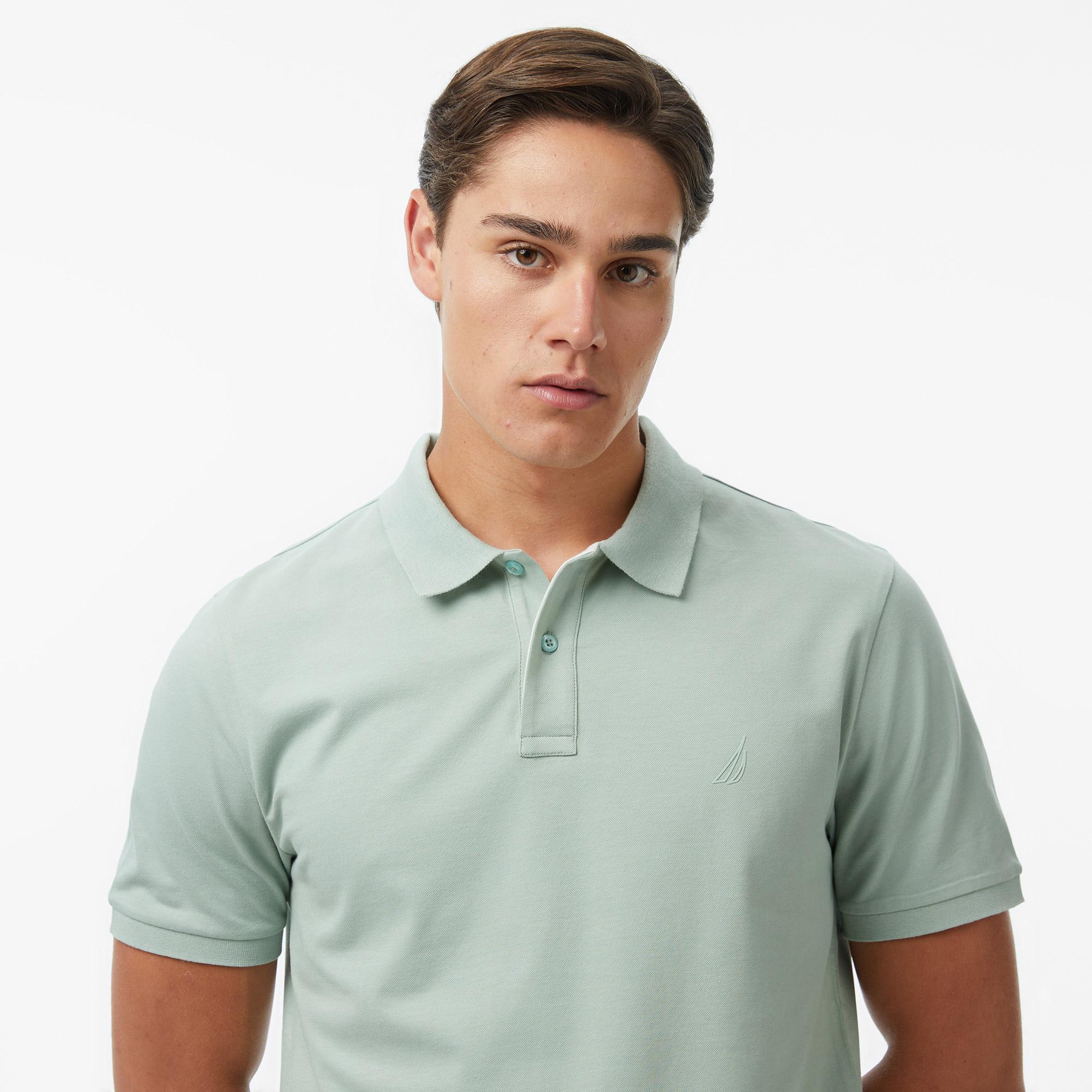 Nautica Erkek Yeşil Regular Fit Polo Yaka T-Shirt