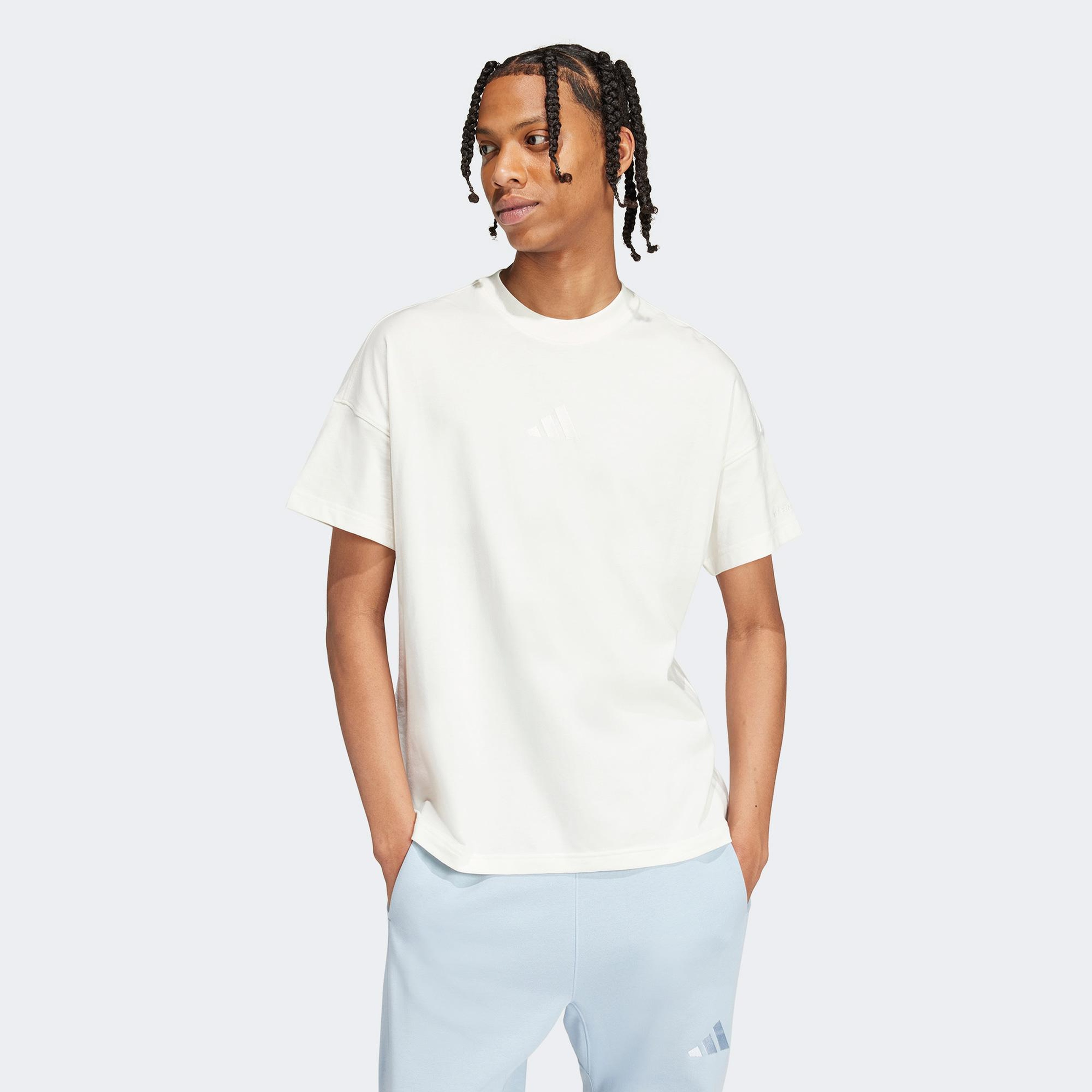 adidas ALL SZN Erkek Beyaz T-Shirt