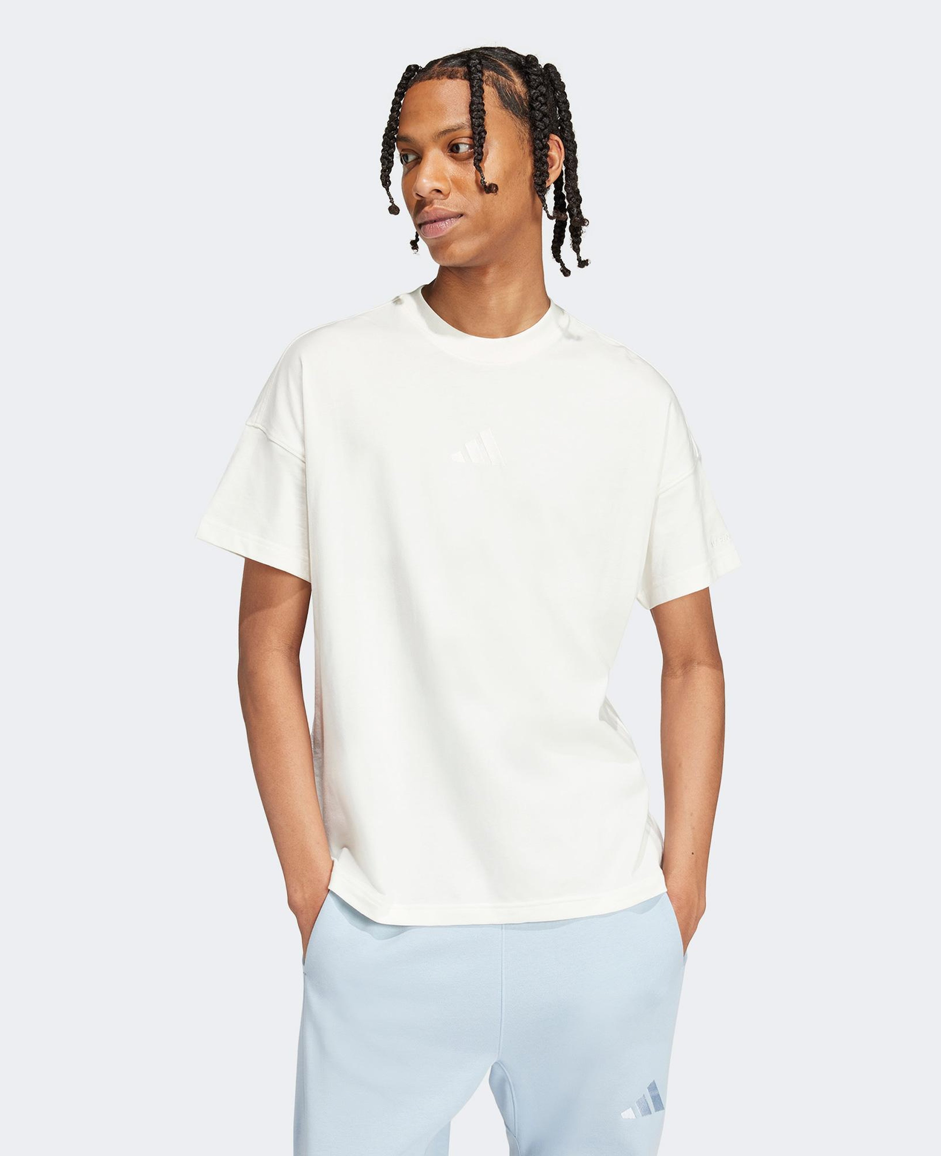 adidas ALL SZN Erkek Beyaz T-Shirt