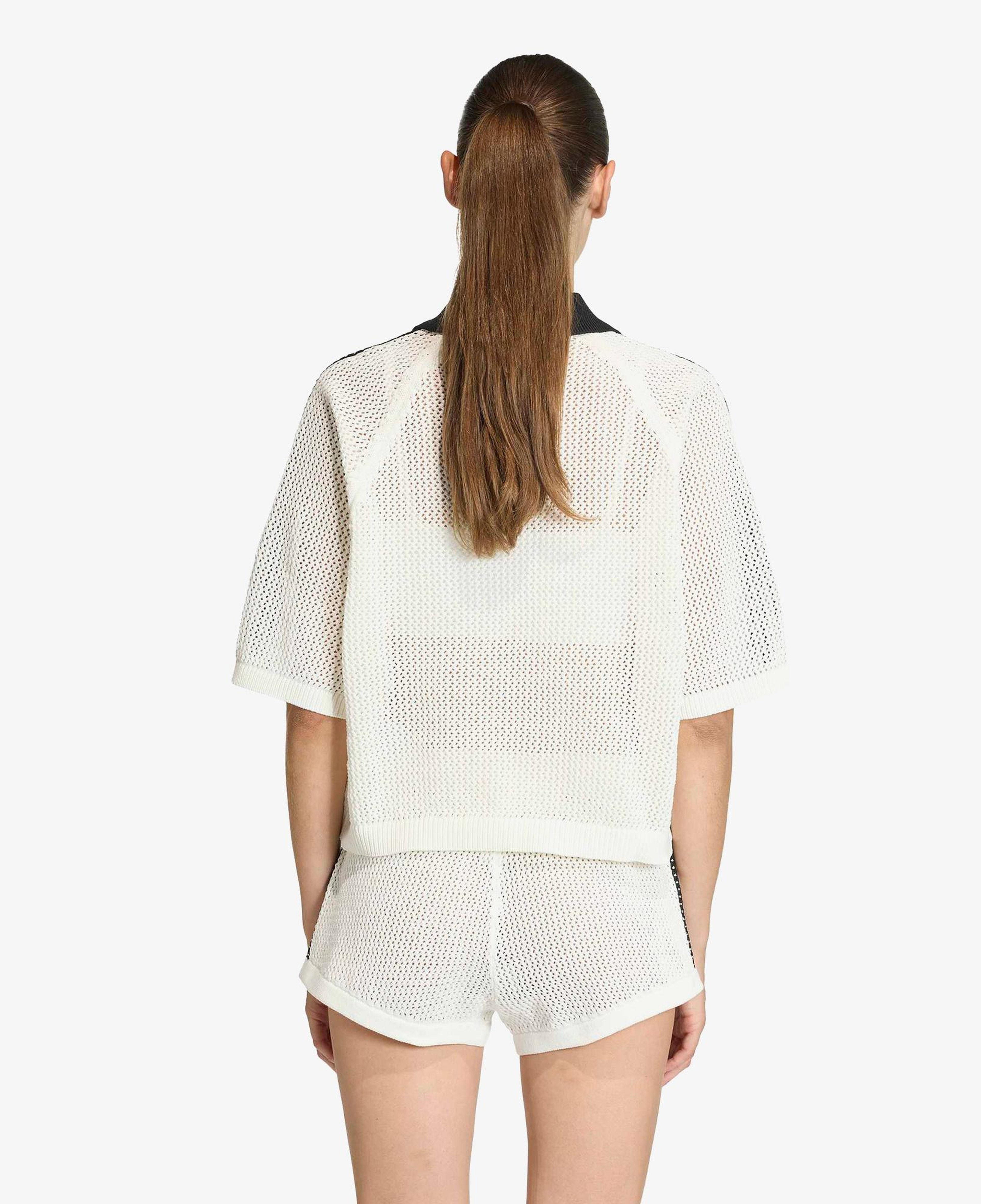 adidas Crochet Kadın Beyaz Polo