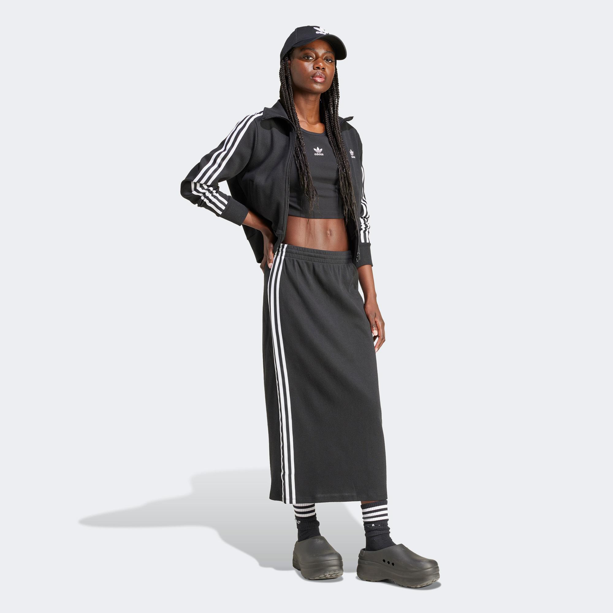 adidas Originals Kadın Siyah Crop T-Shirt