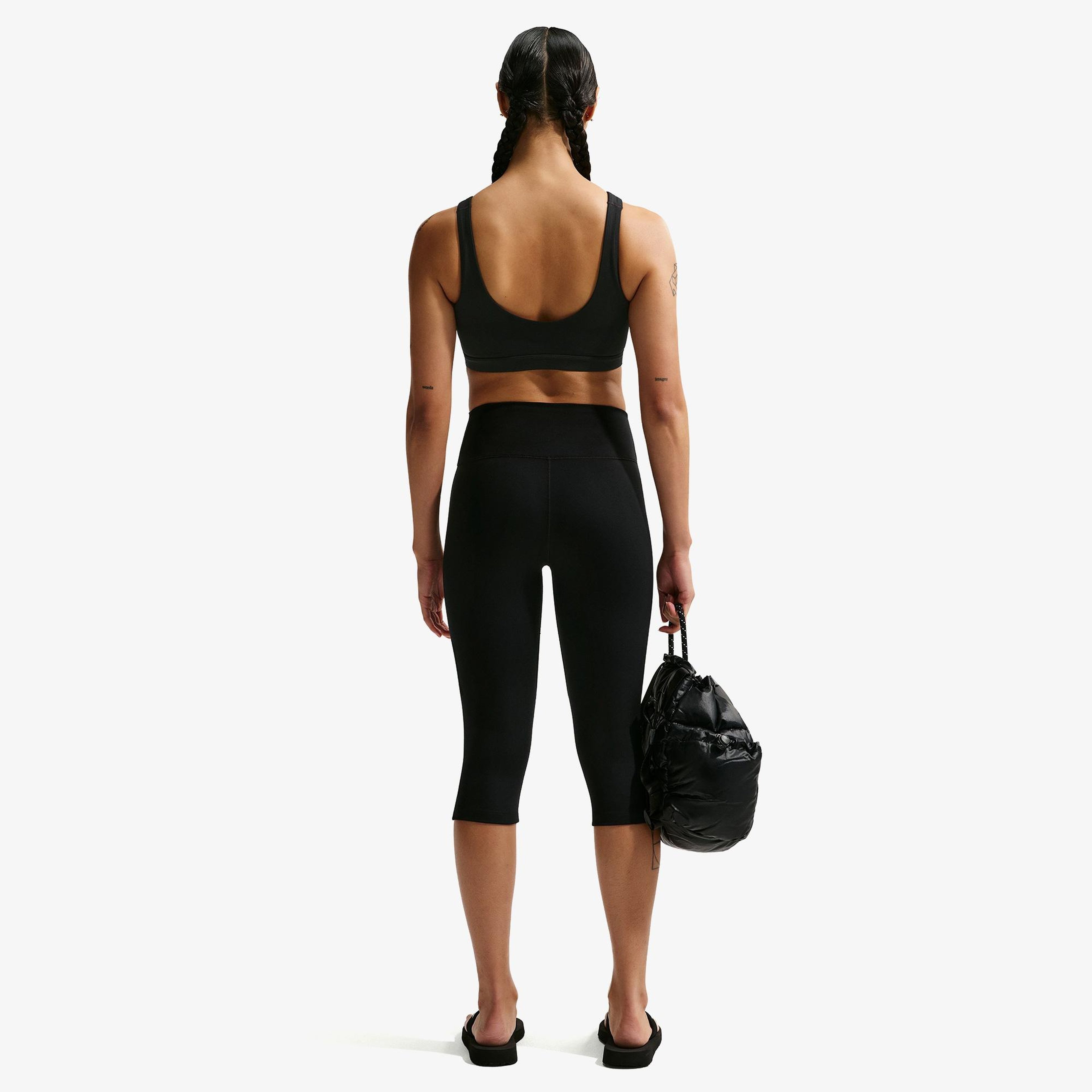 Nike Dri-Fit One Yüksek Belli Kadın Siyah Tayt