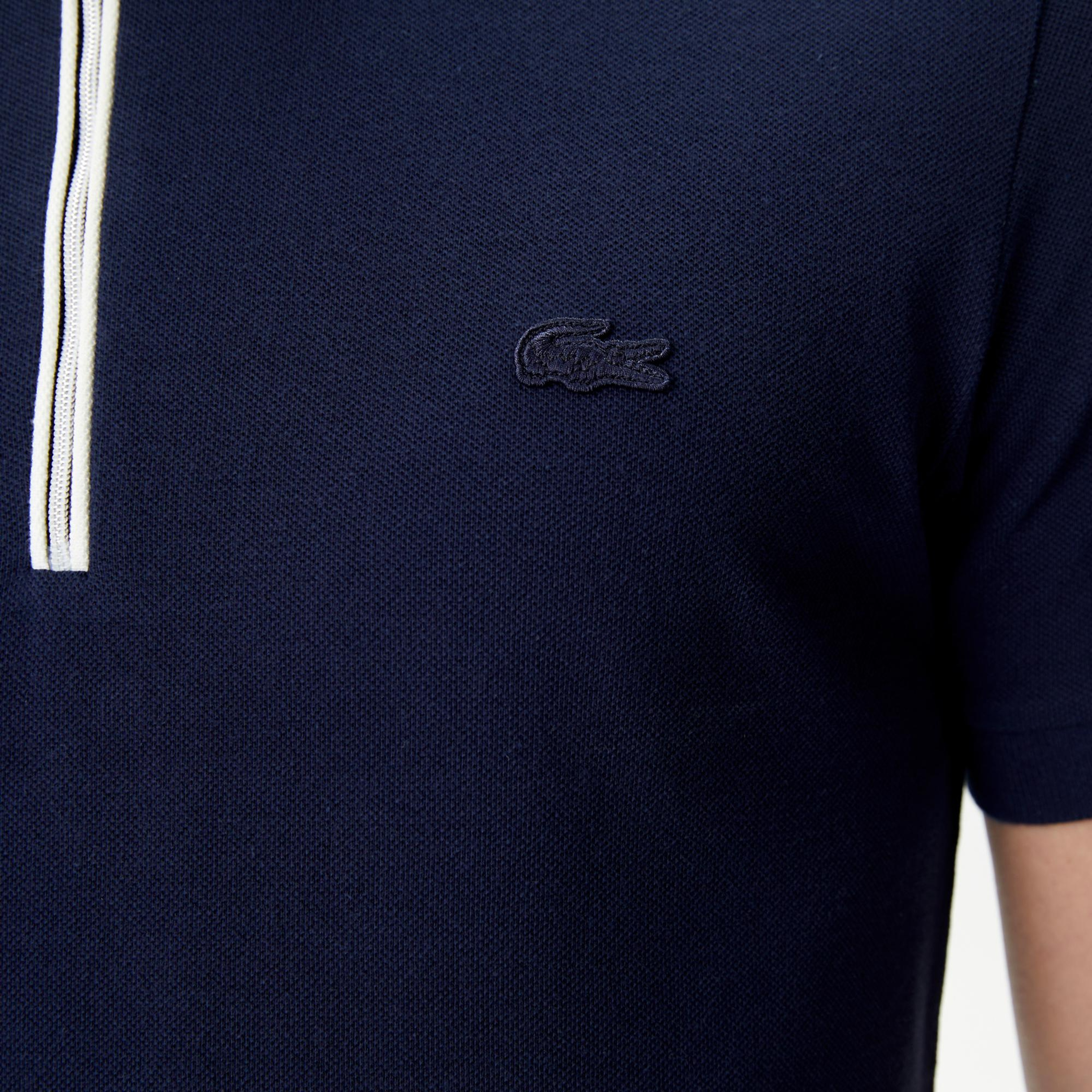 Erkek Slim Fit Lacivert Polo