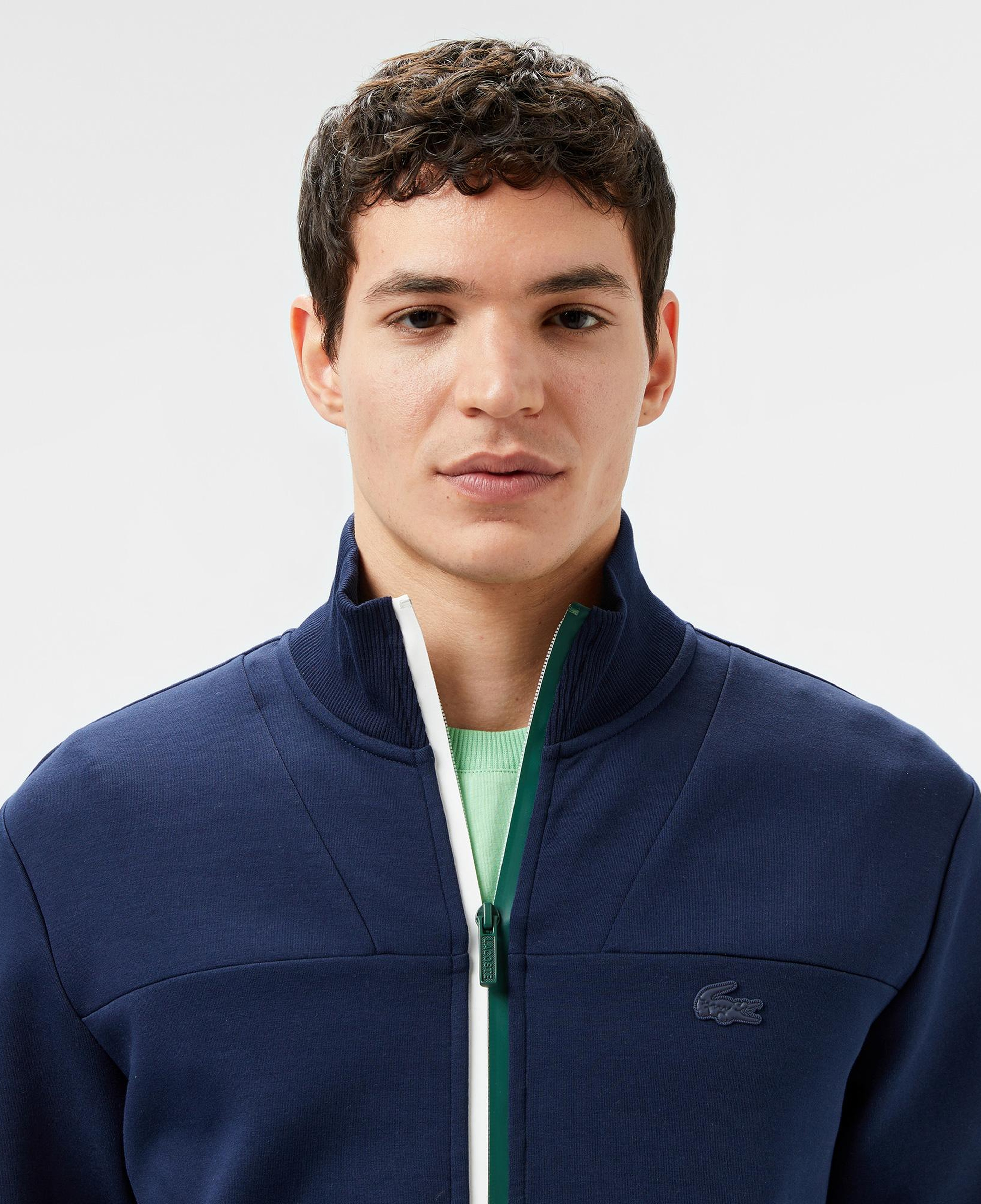 Lacoste Erkek Slim Fit Fermuarlı Lacivert Sweatshirt