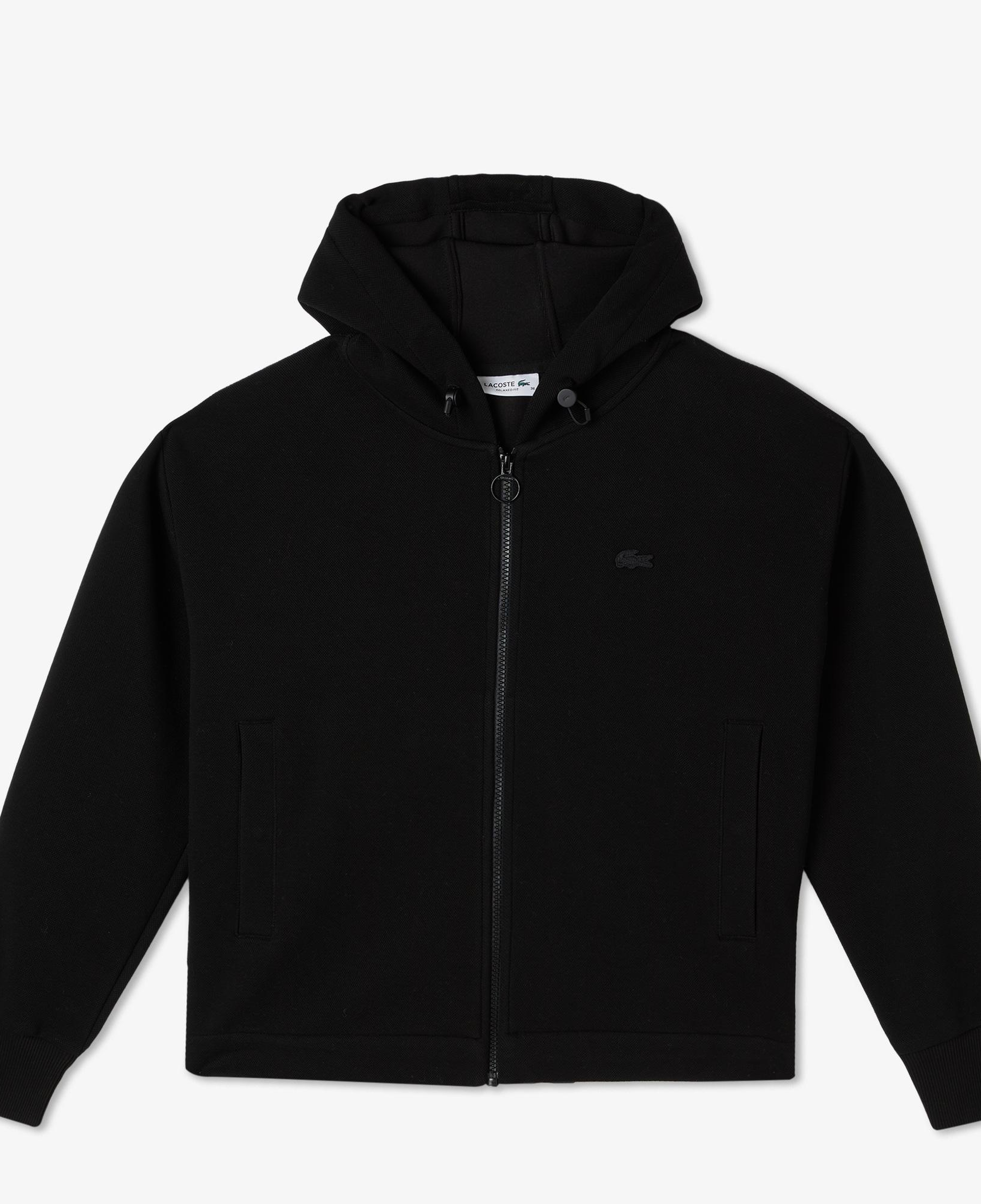 Kadın Relaxed Fit Kapüşonlu Siyah Sweatshirt
