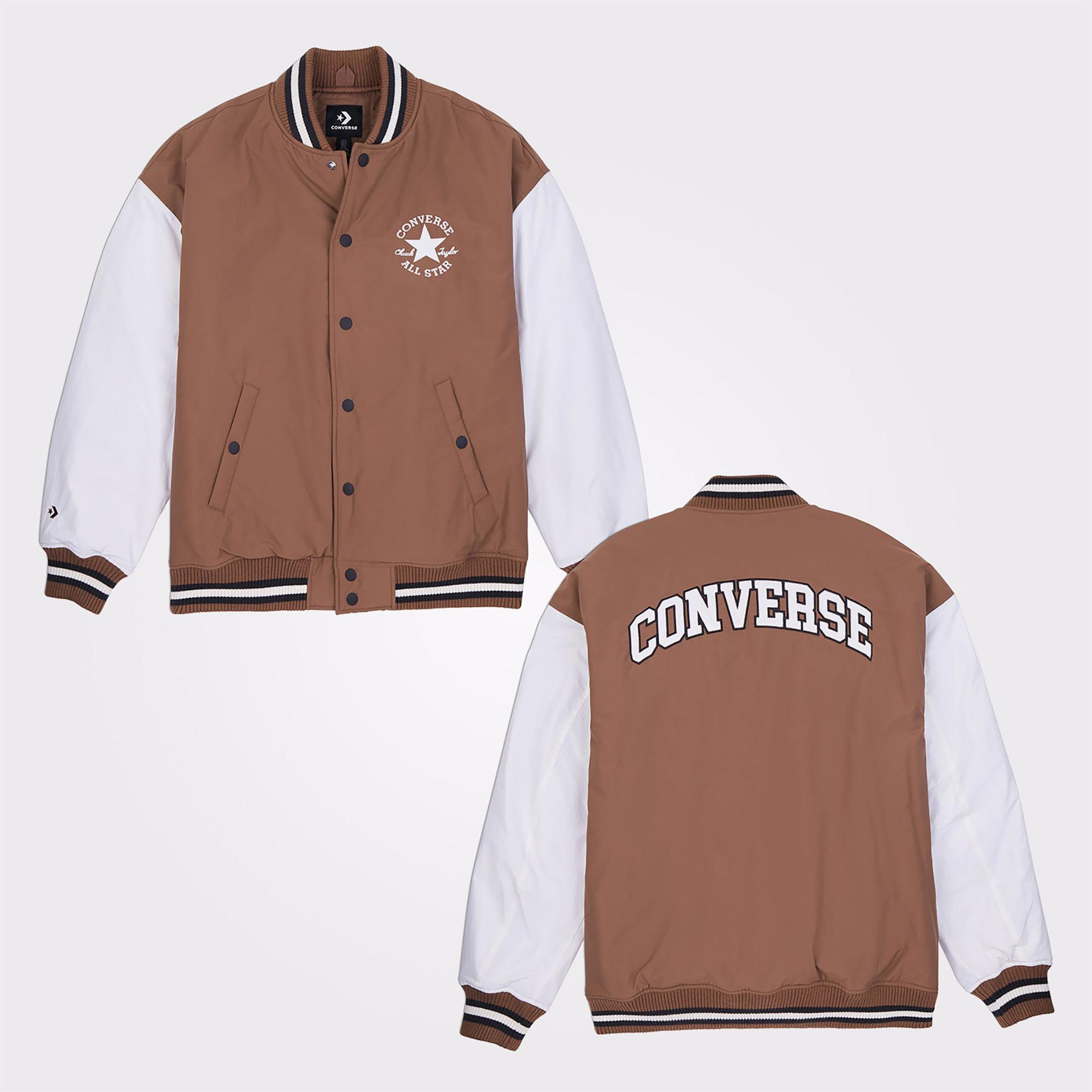 Converse Classic  Erkek Kahverengi Bomber Ceket