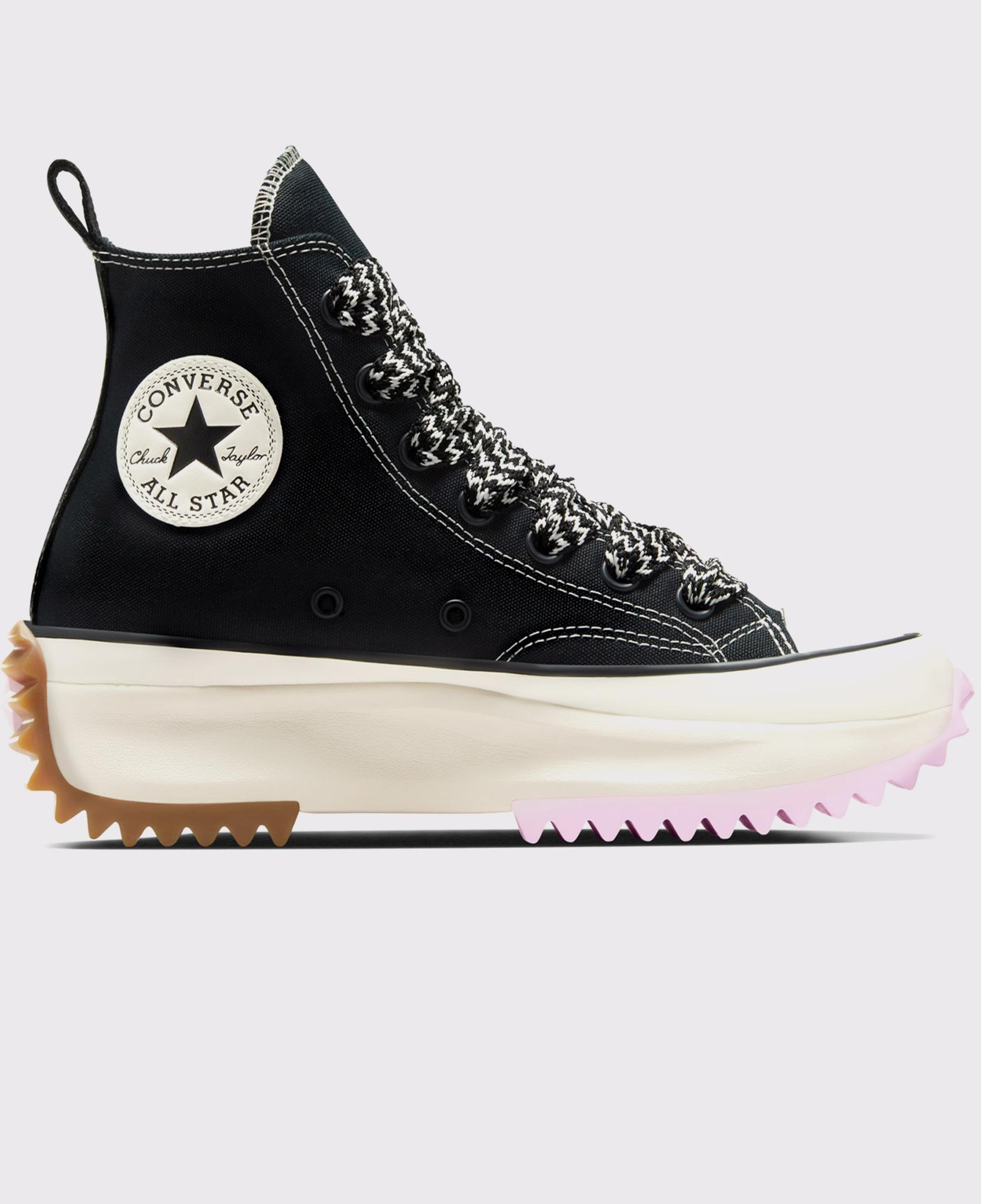 Converse Run Star Hike Unisex Siyah Platform Sneaker