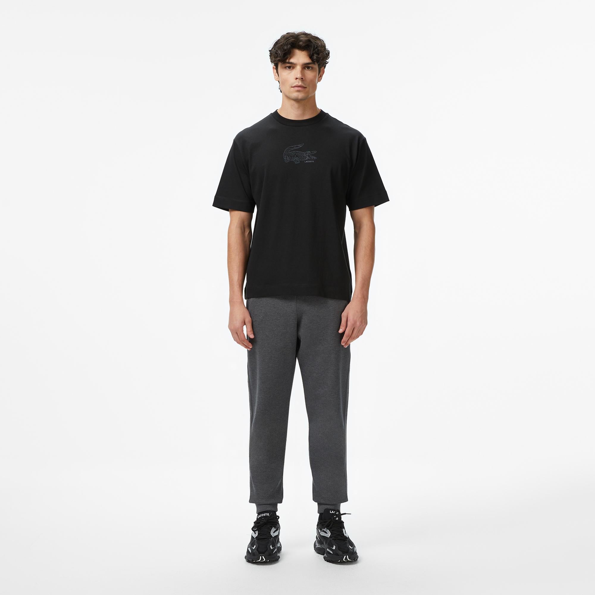 Lacoste Erkek Relaxed Fit Koyu Gri Eşofman Altı