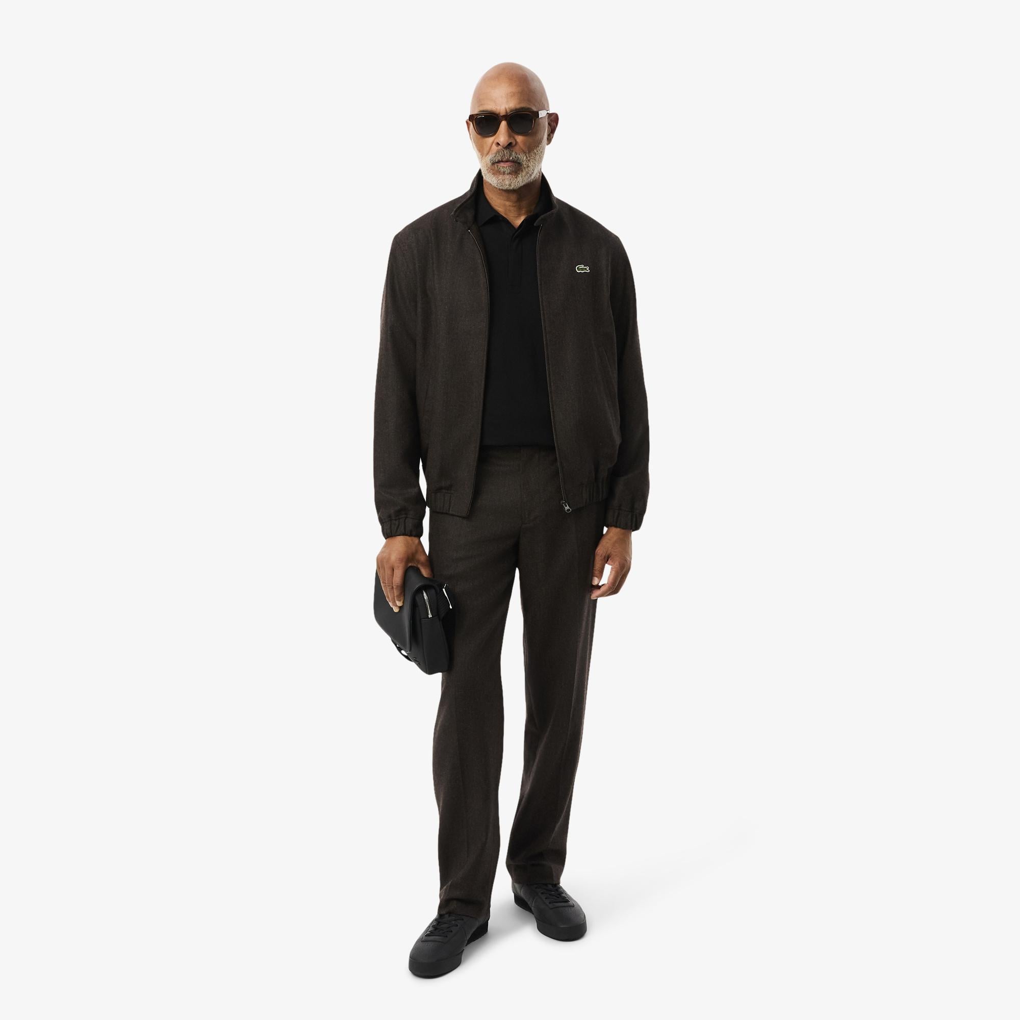 Lacoste Paris Erkek Regular Fit Uzun Kollu Siyah Polo