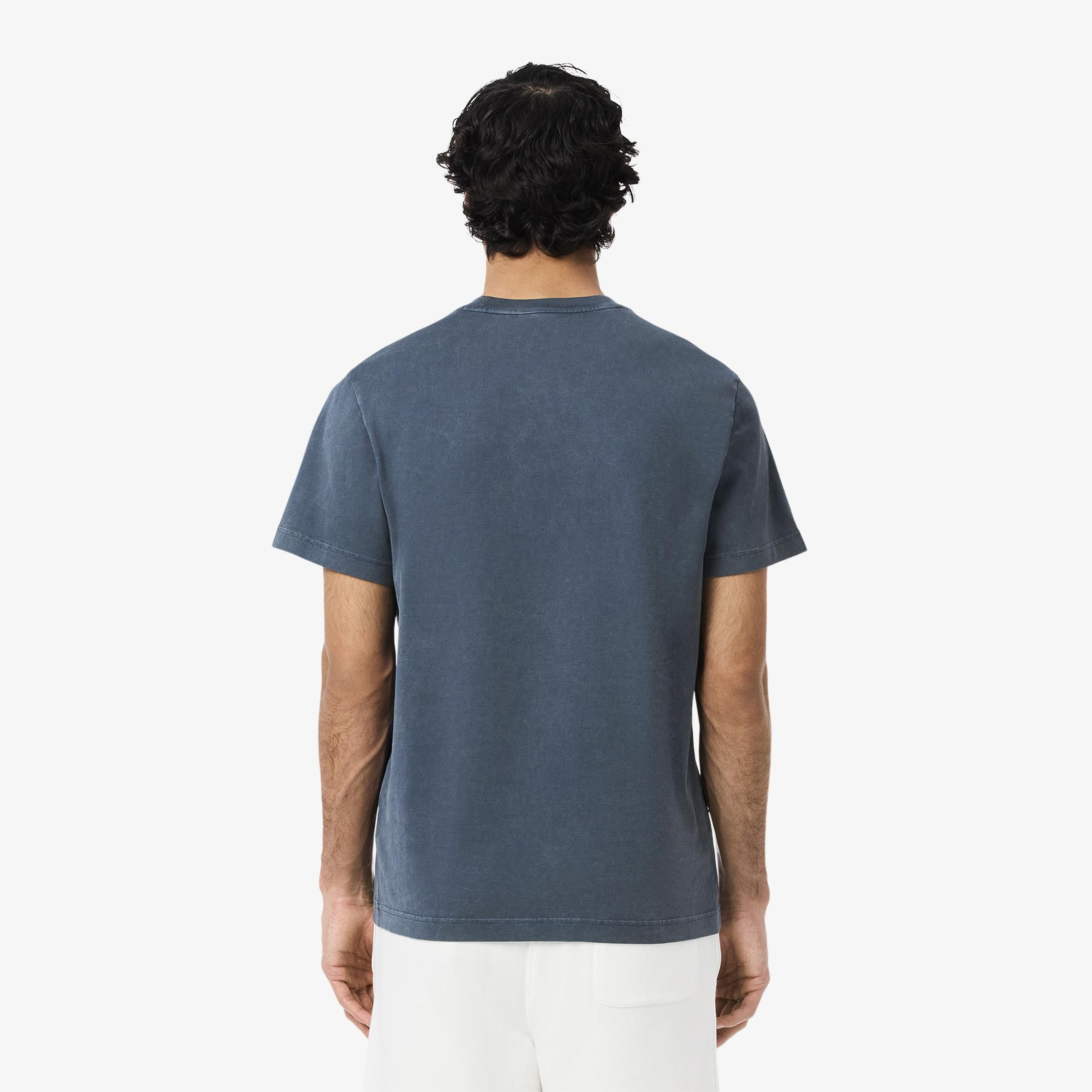 Lacoste Erkek Regular Fit Bisiklet Yaka Lacivert T-Shirt