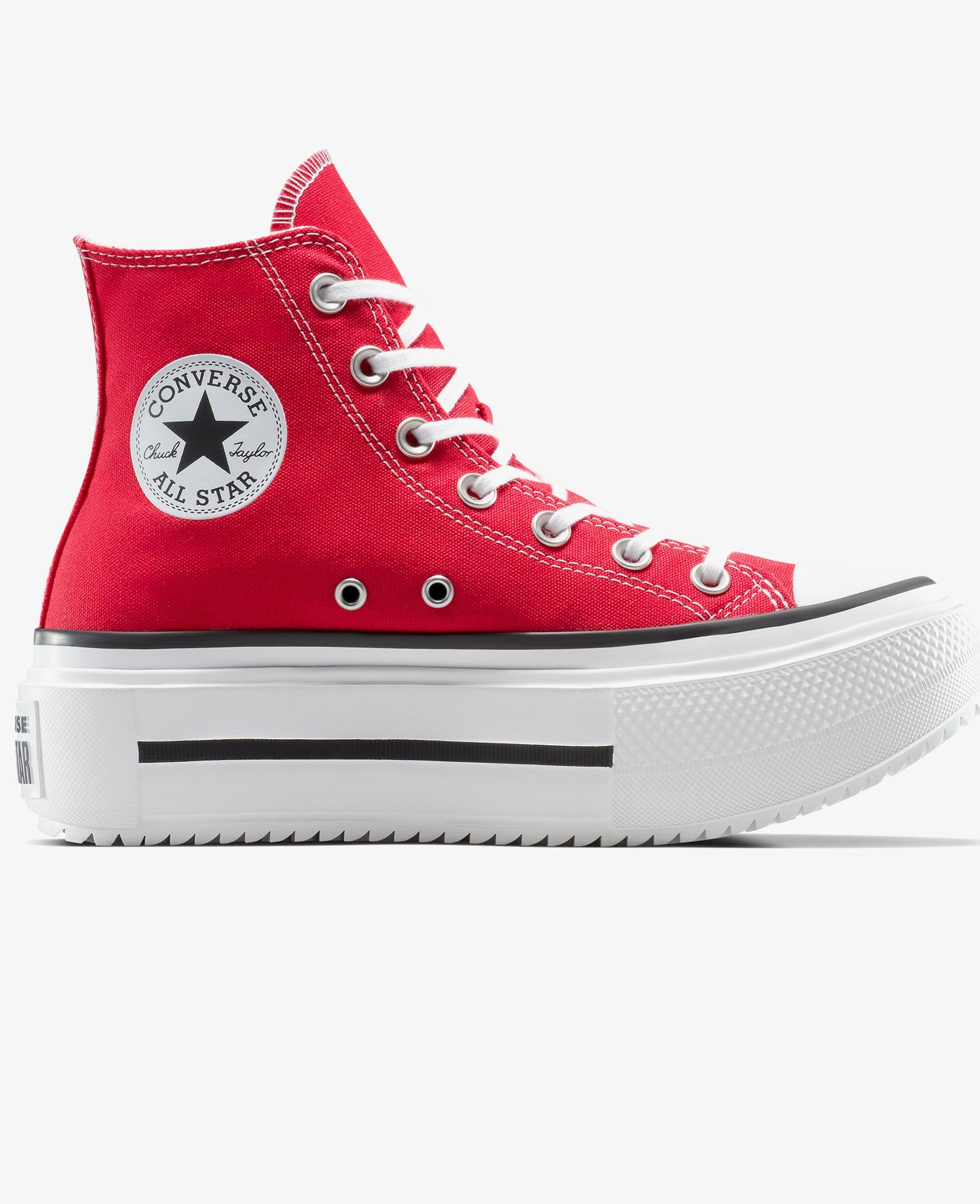 Converse Chuck Taylor All Star Lift Double Stack Platform Kadın Kırmızı Sneaker