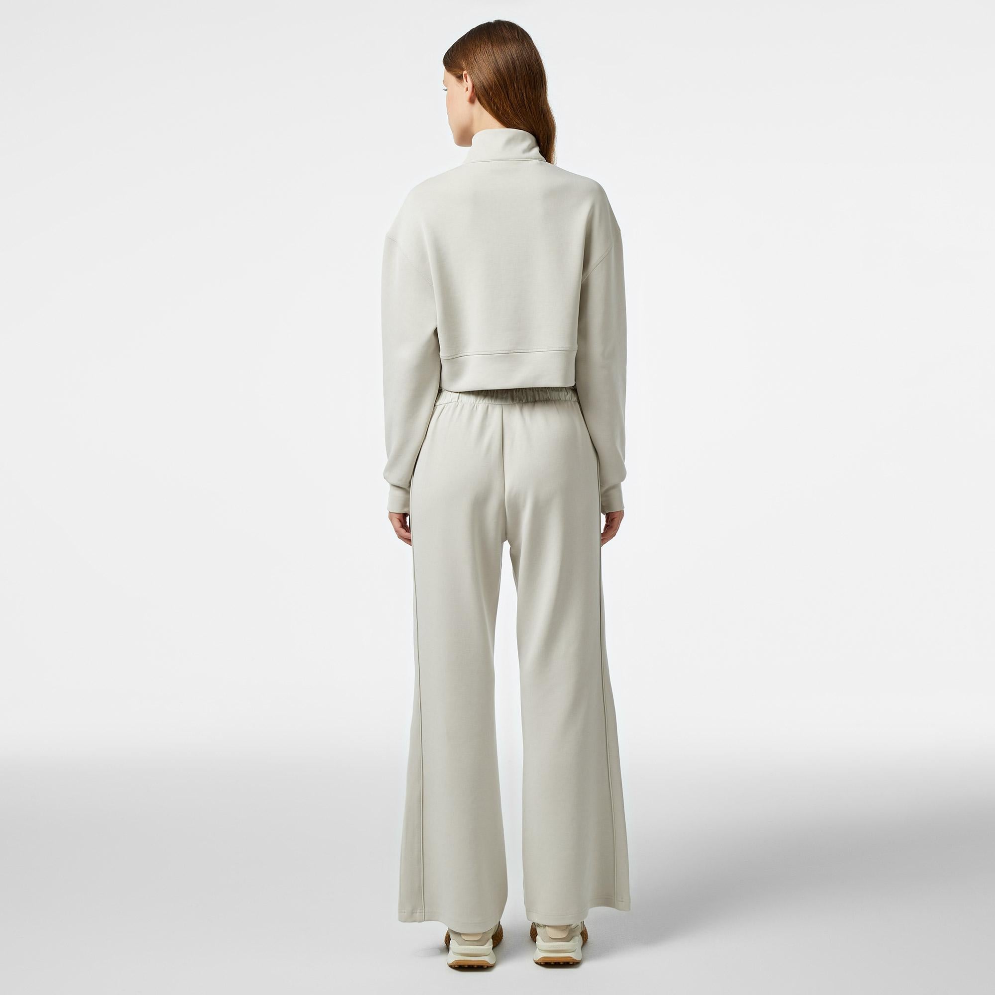Lacoste Relaxed Fit Kadın Gri Modal Karışımlı Eşofman Altı