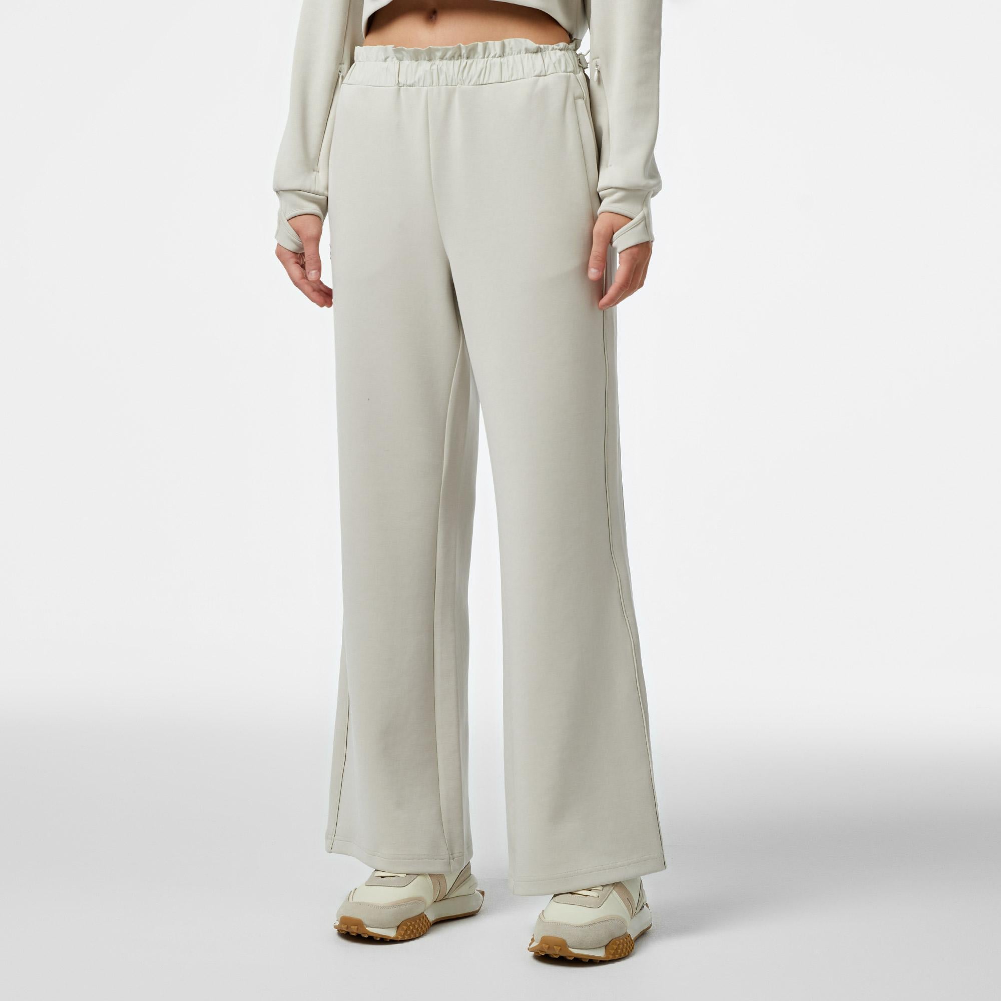 Lacoste Relaxed Fit Kadın Gri Modal Karışımlı Eşofman Altı