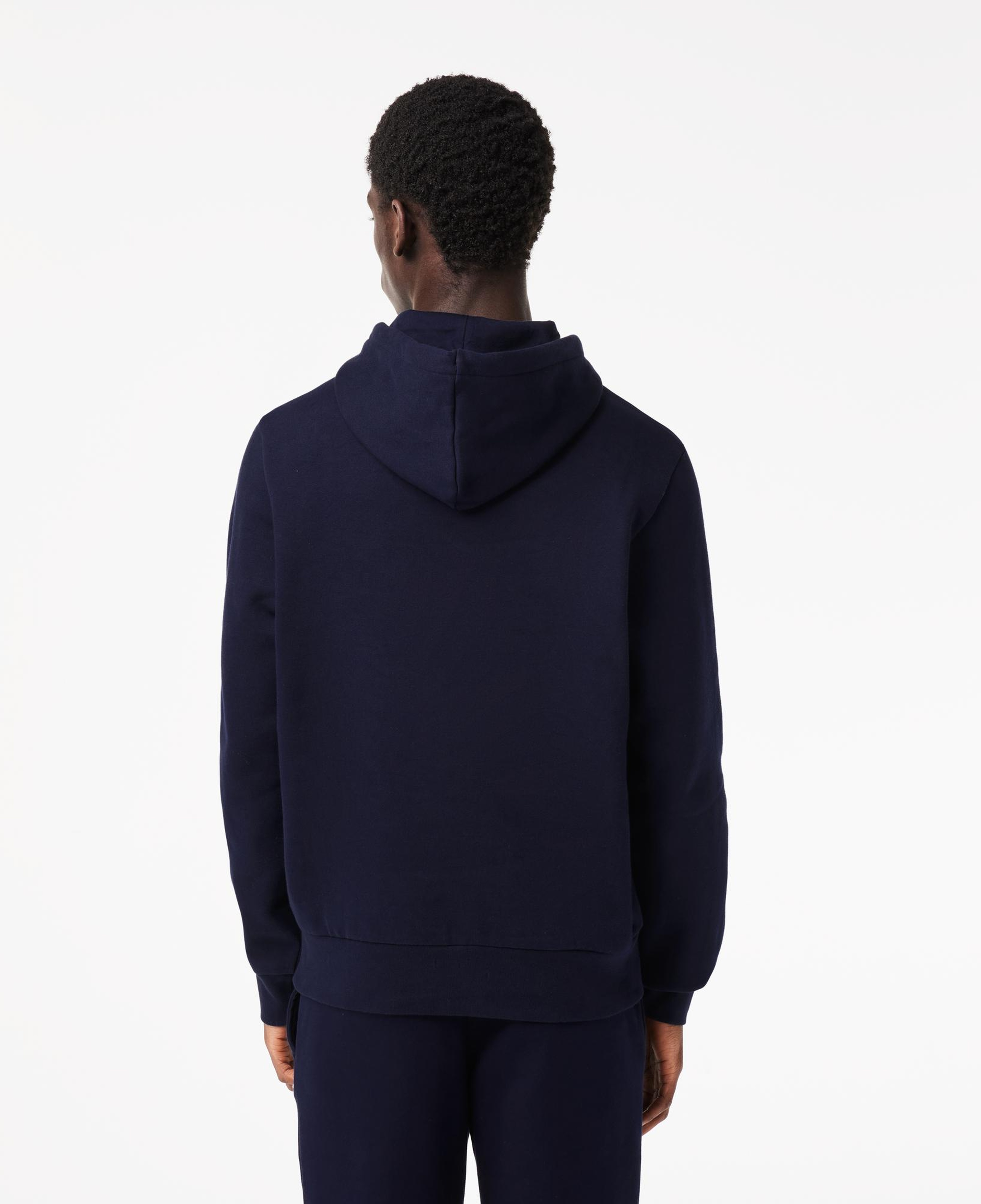 Erkek Classic Fit Kapüşonlu Organik Pamuk Lacivert Sweatshirt