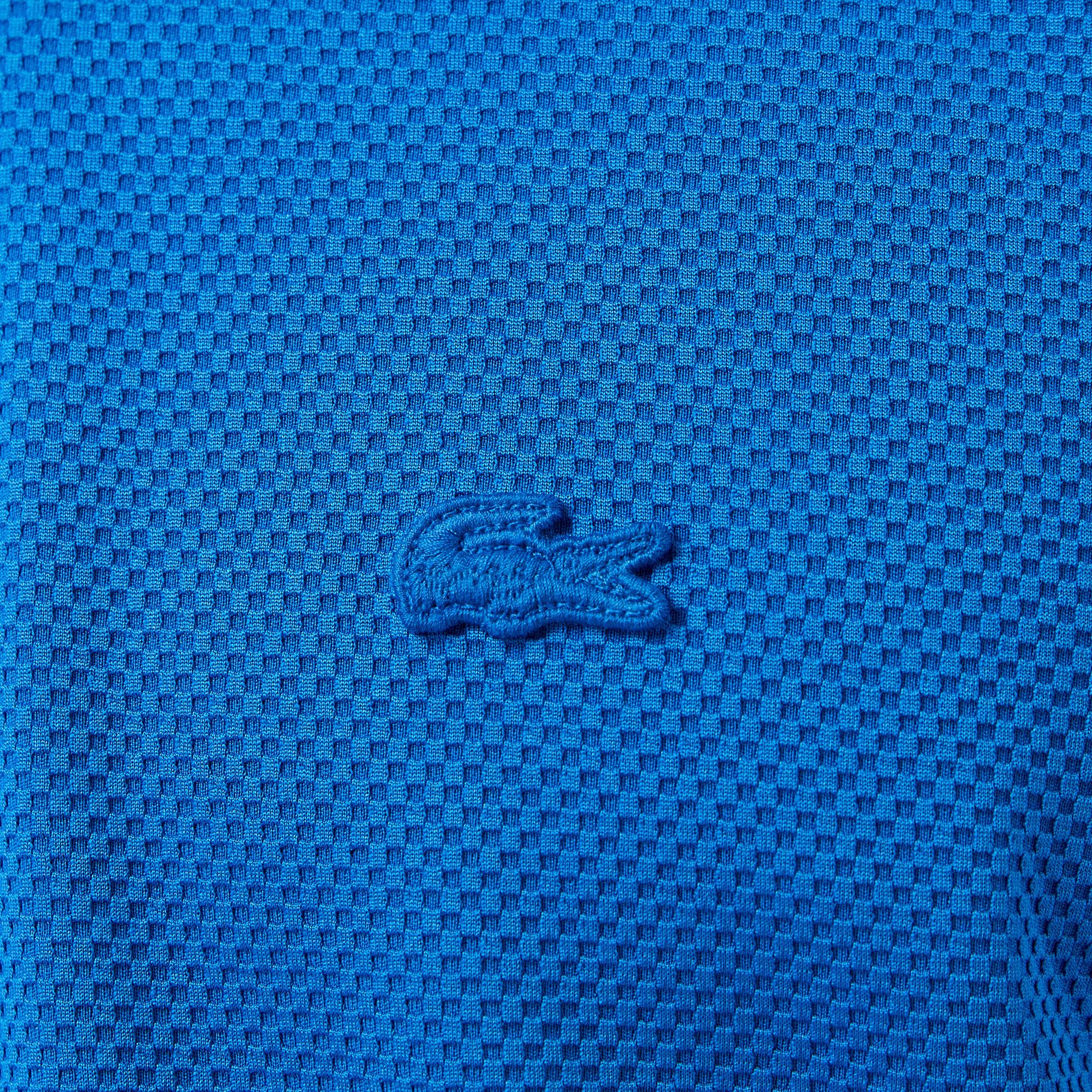 Erkek Oversize Fit Mavi Polo