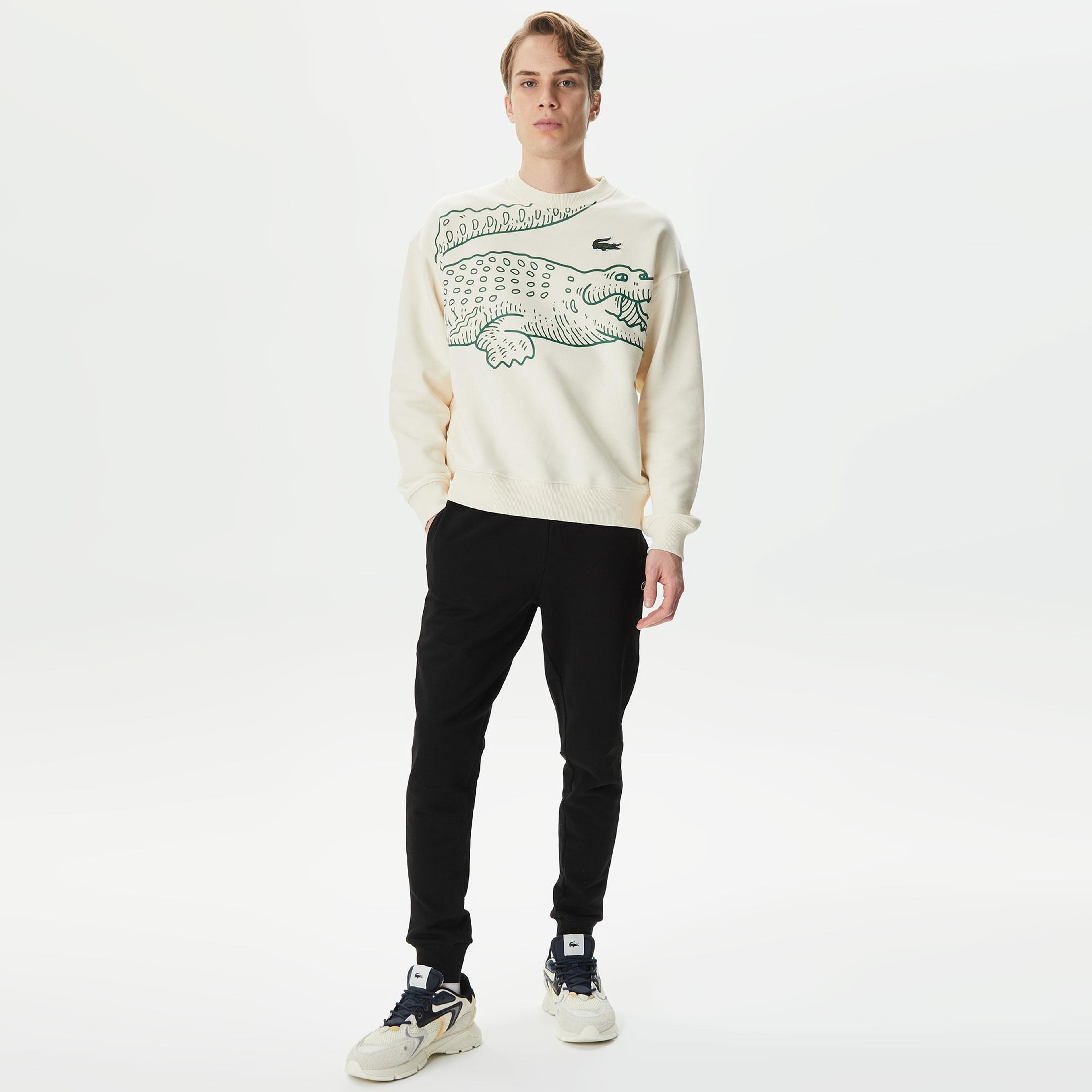 Erkek Slim Fit Organik Pamuk Siyah Eşofman Altı
