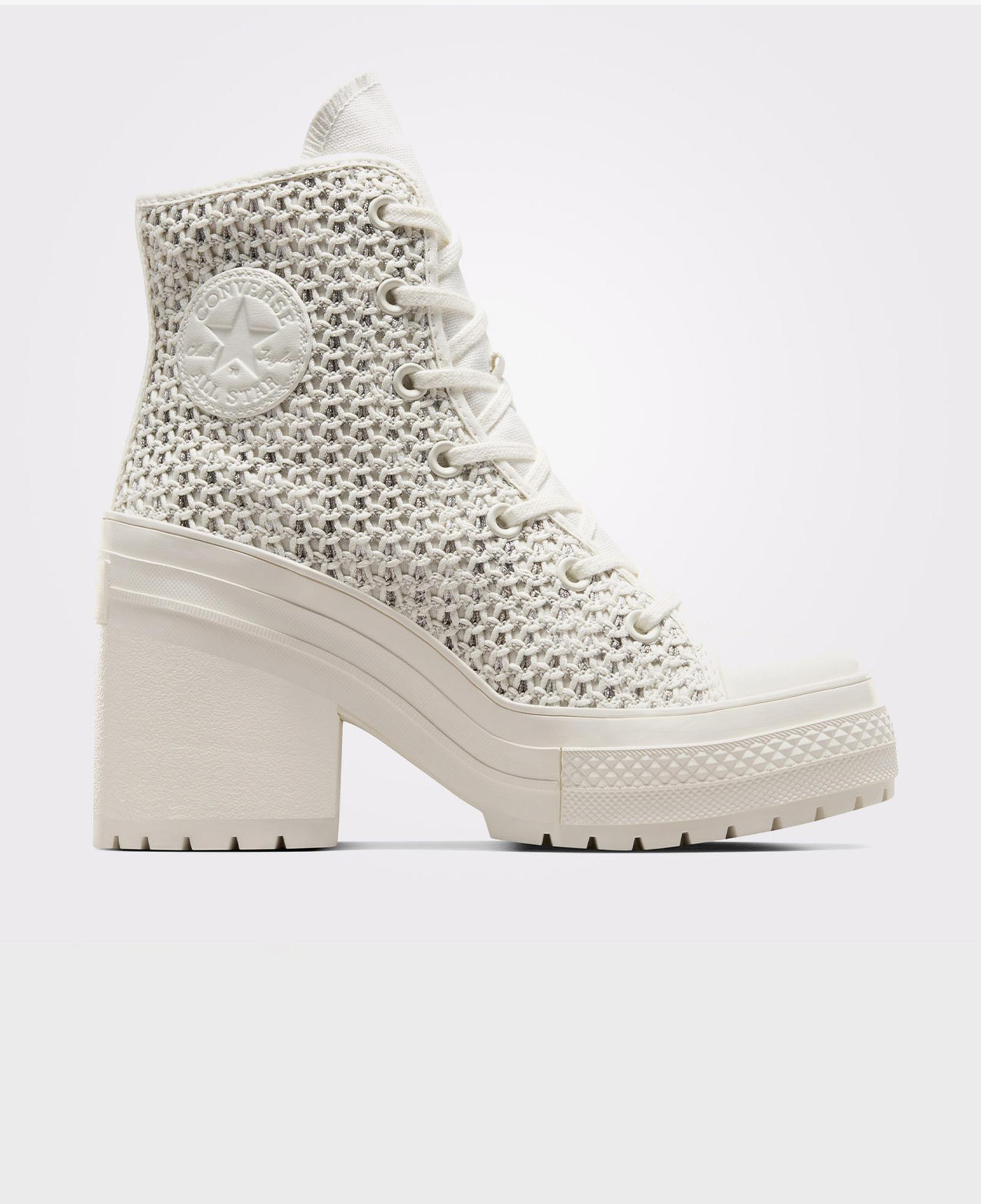Converse Chuck 70 De Luxe Heel Unisex Bej Platform Sneaker