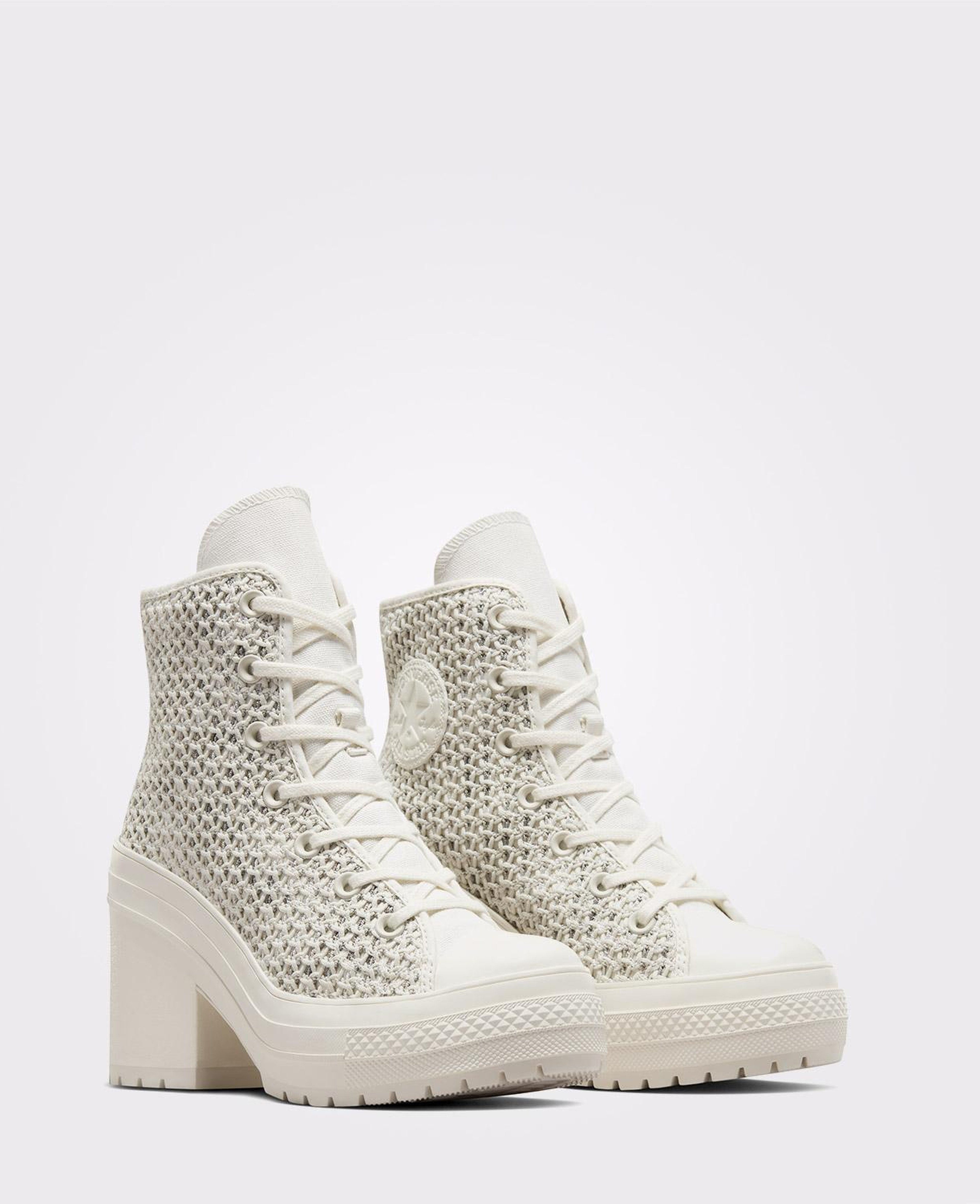 Converse Chuck 70 De Luxe Heel Unisex Bej Platform Sneaker