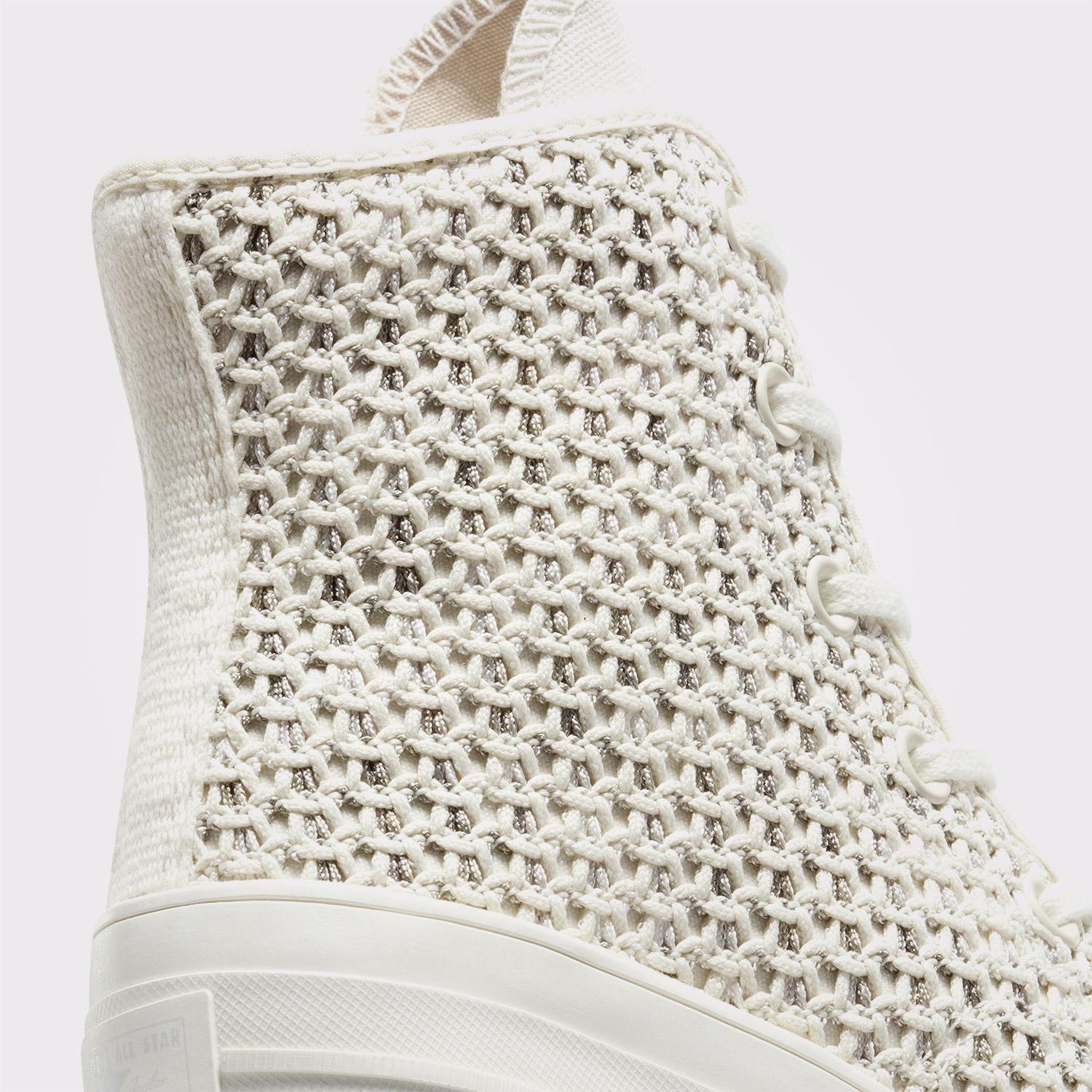 Converse Chuck 70 De Luxe Heel Unisex Bej Platform Sneaker