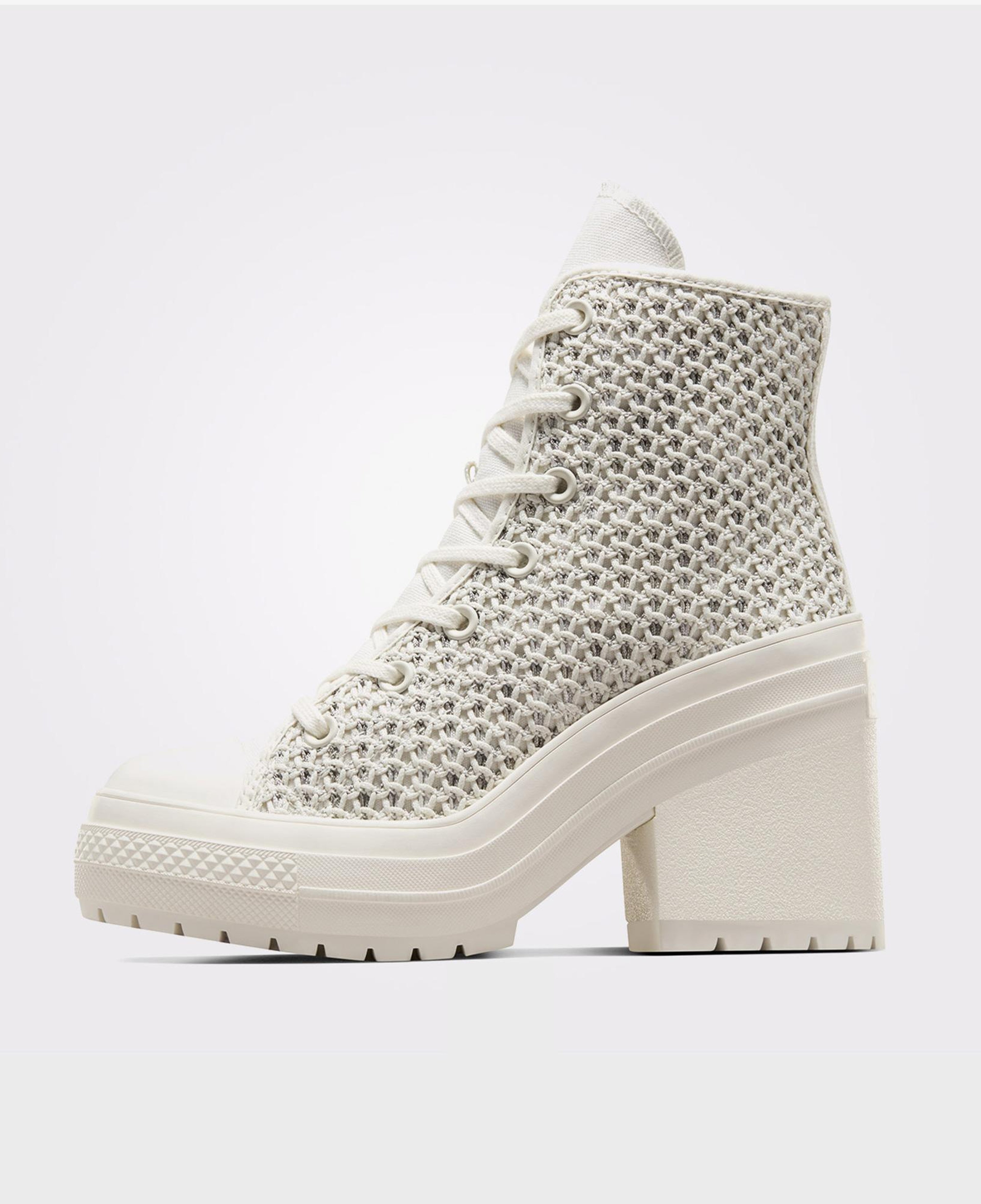 Converse Chuck 70 De Luxe Heel Unisex Bej Platform Sneaker