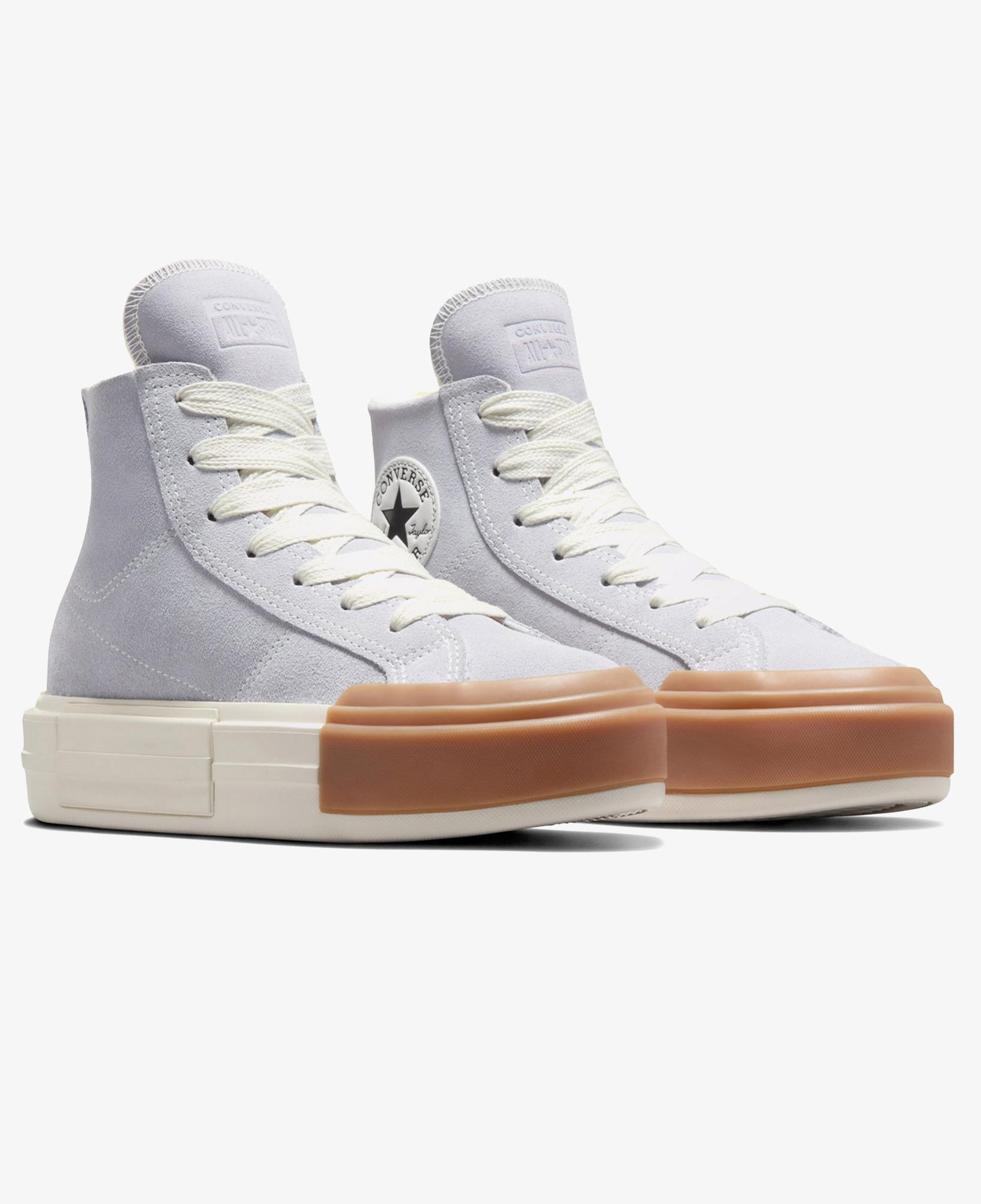 Converse Chuck Taylor All Star Cruise Unisex Lila Süet Platform Deri Sneaker