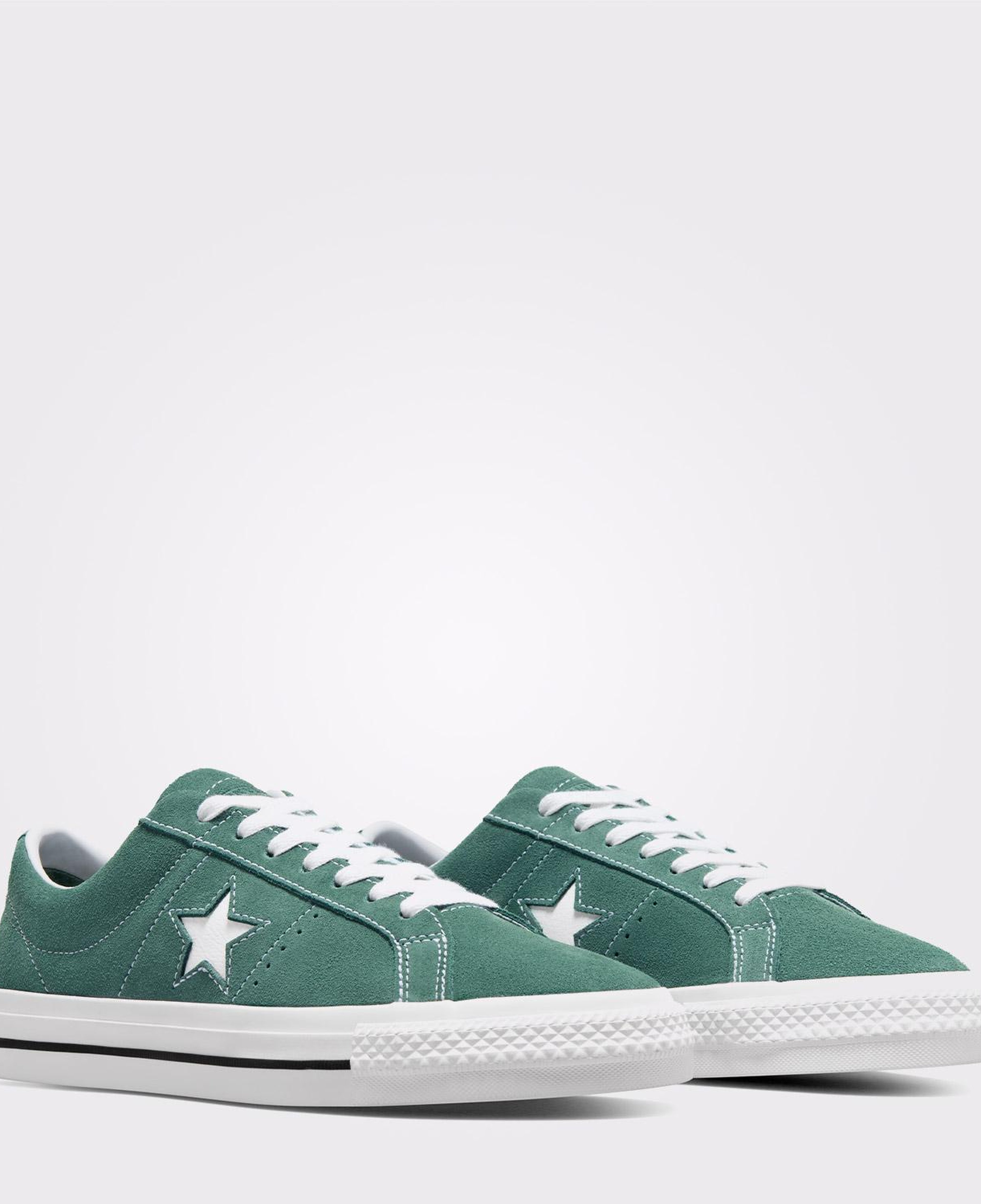 Converse Cons One Star Pro Unisex Yeşil Deri Sneaker
